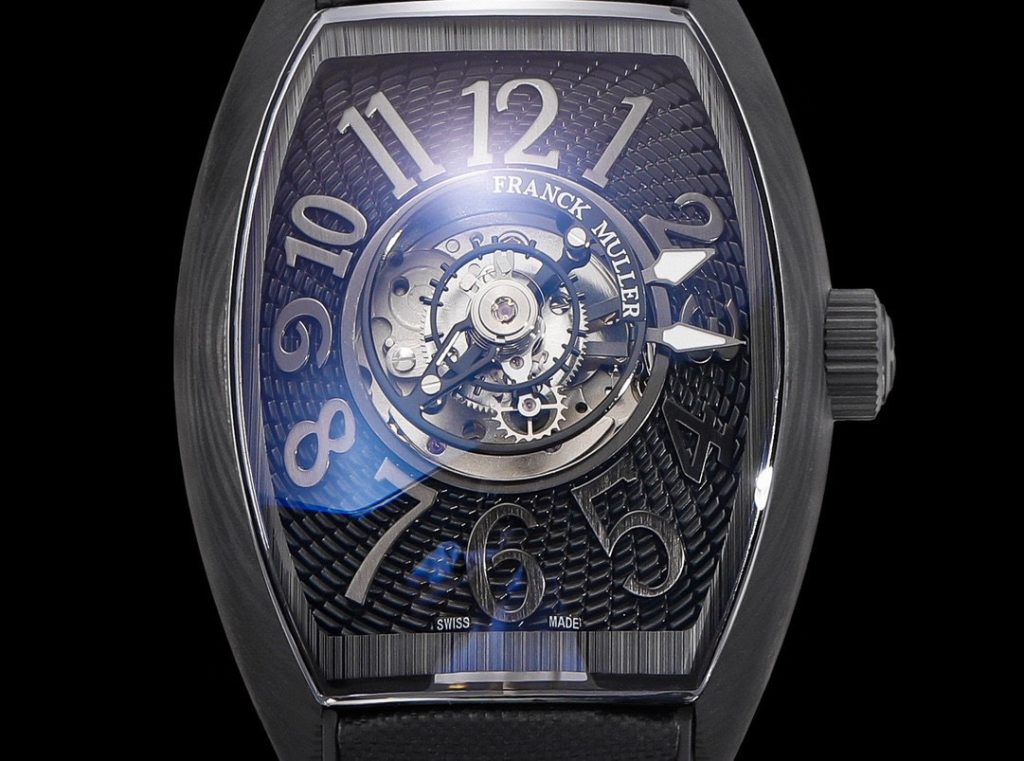 Franck Muller Grand Central Tourbillon Carbon Best Replica Watch 45mm - Elite Watch Atelier