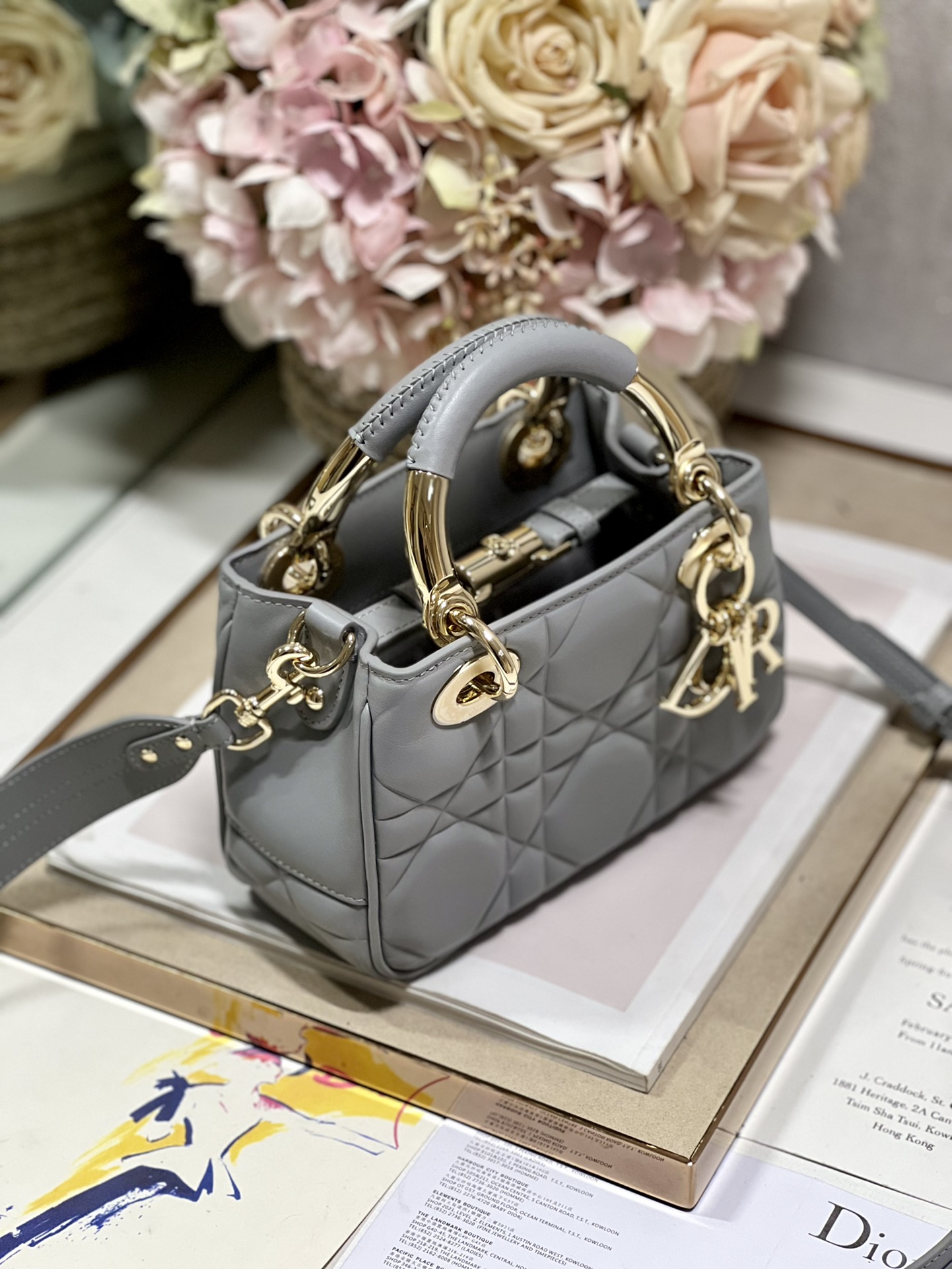 The Lady 95.22 Bag Black/White/Grey/Green For Women 7.5in/ 19cm1:1High-quality replica