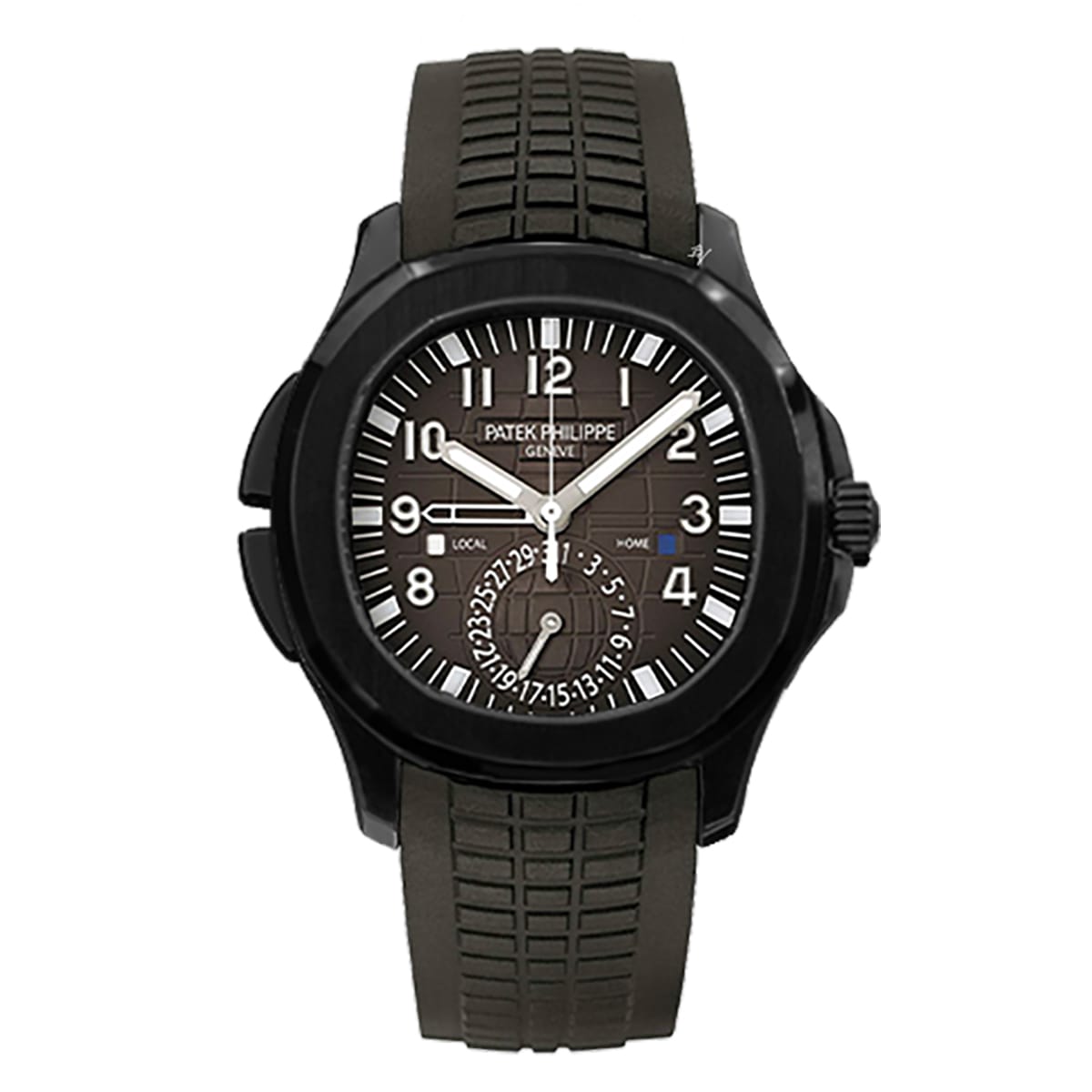 Fake Patek Philippe Replica Watch Aquanaut Limited Edition Black DLC-PVD(1:1 replica) - Elite Watch Atelier