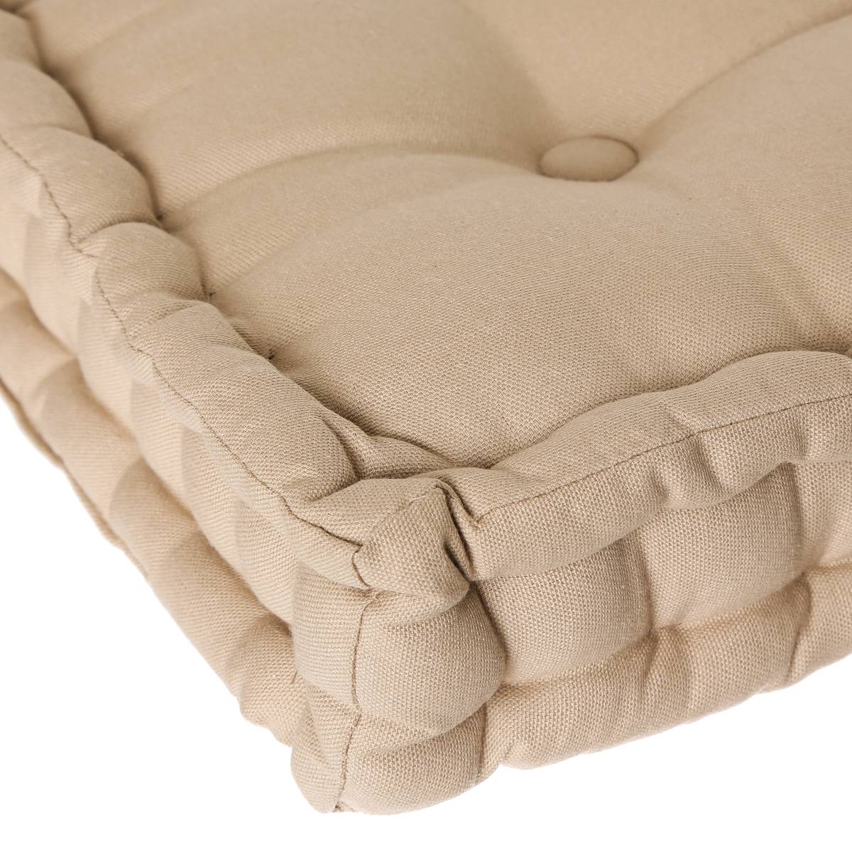 Floor cushion Beige, 40x40 cm