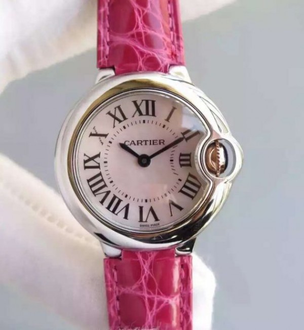 Replica Cartier Ballon Bleu Ladies 28mm SS White Dial Ronda Quartz - Top club