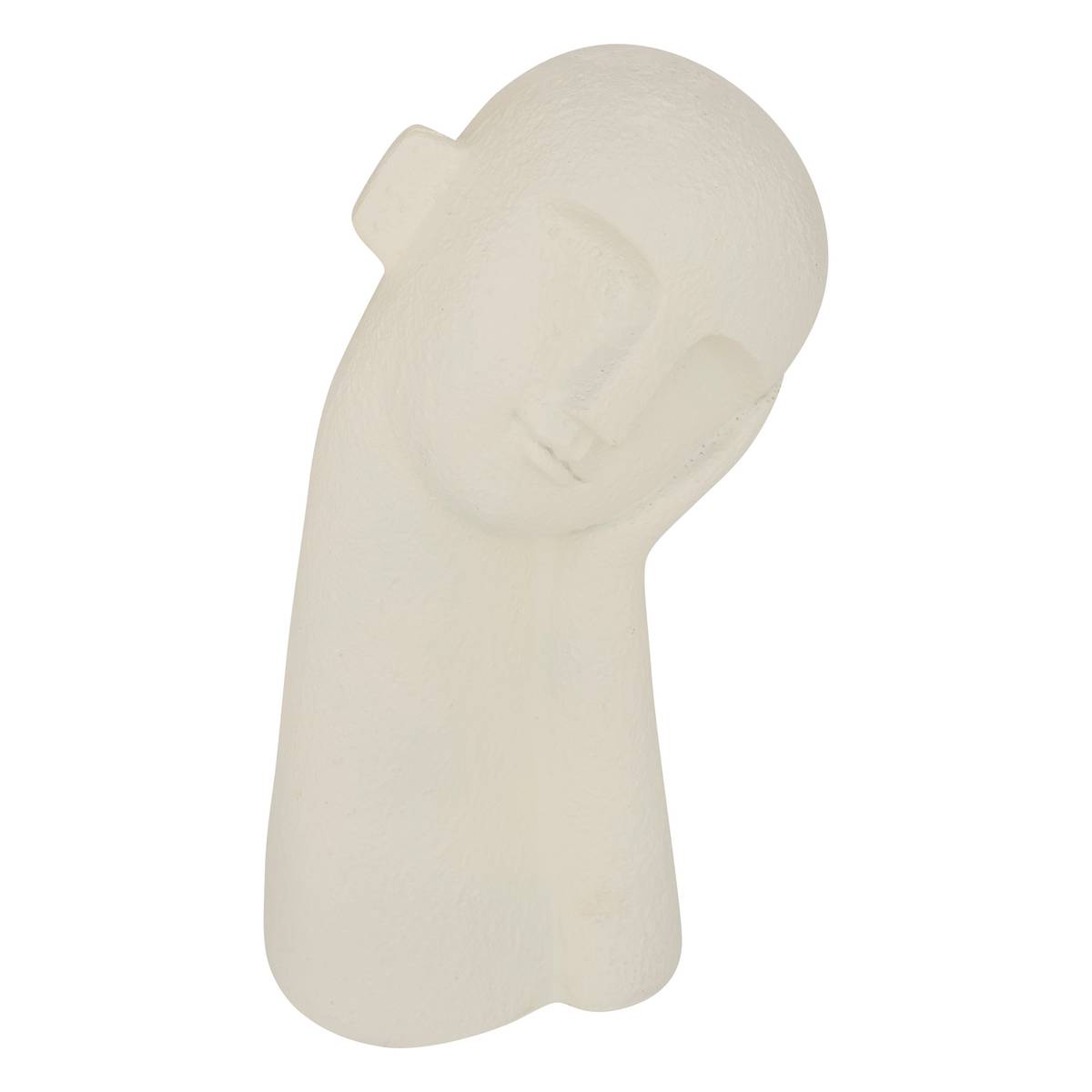 Face statue "Wonj" Warm White, 14.5x10 cm