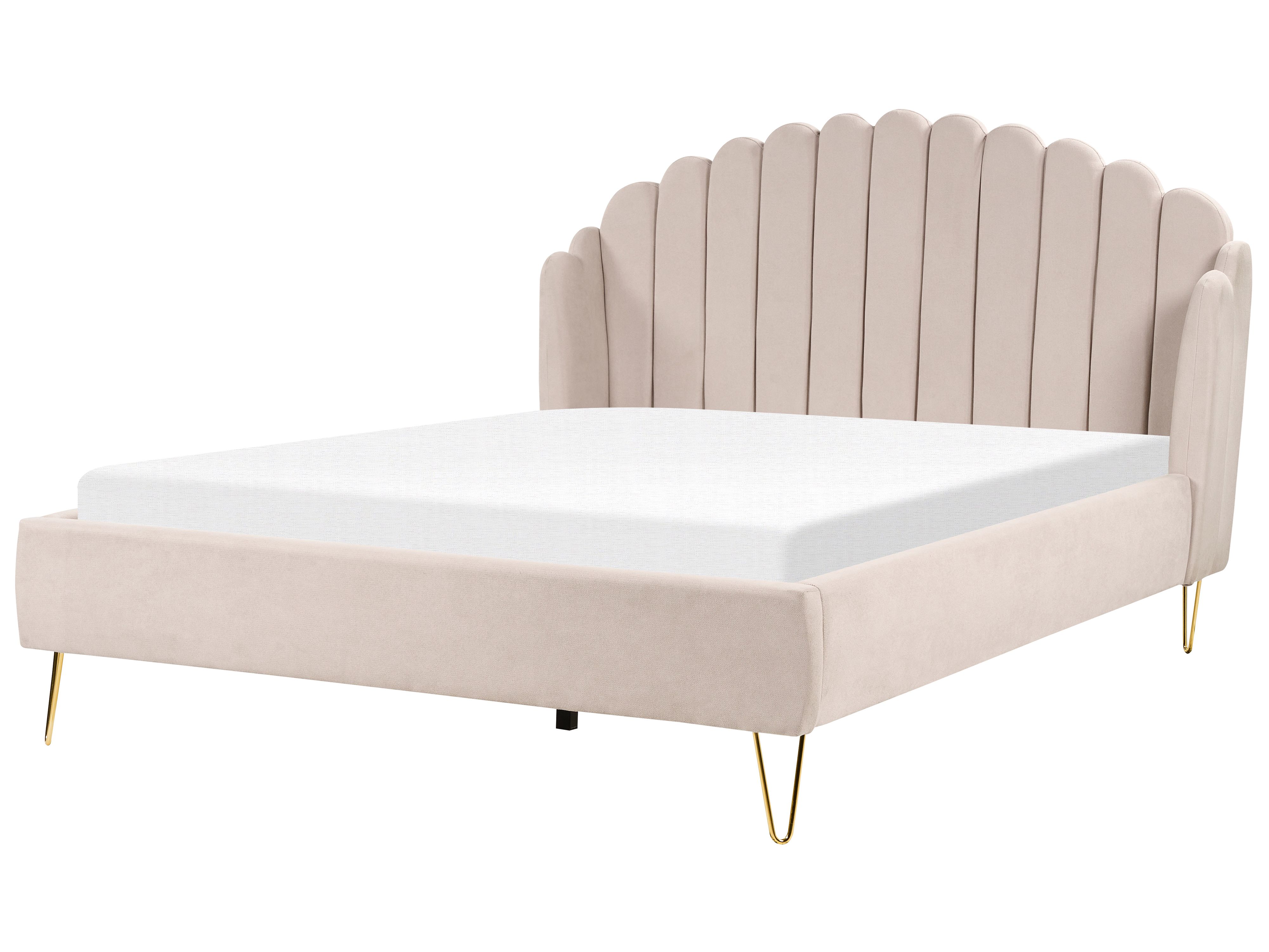 Bed Fabric AMBILLOU 180 x 200 cm (EU Super King) Light Beige