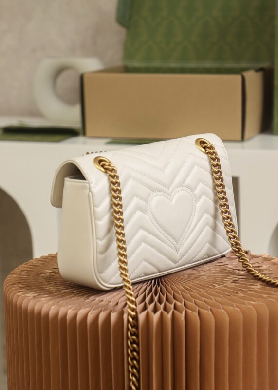 Replica Gucci GG Marmont Medium White1:1High-quality replica