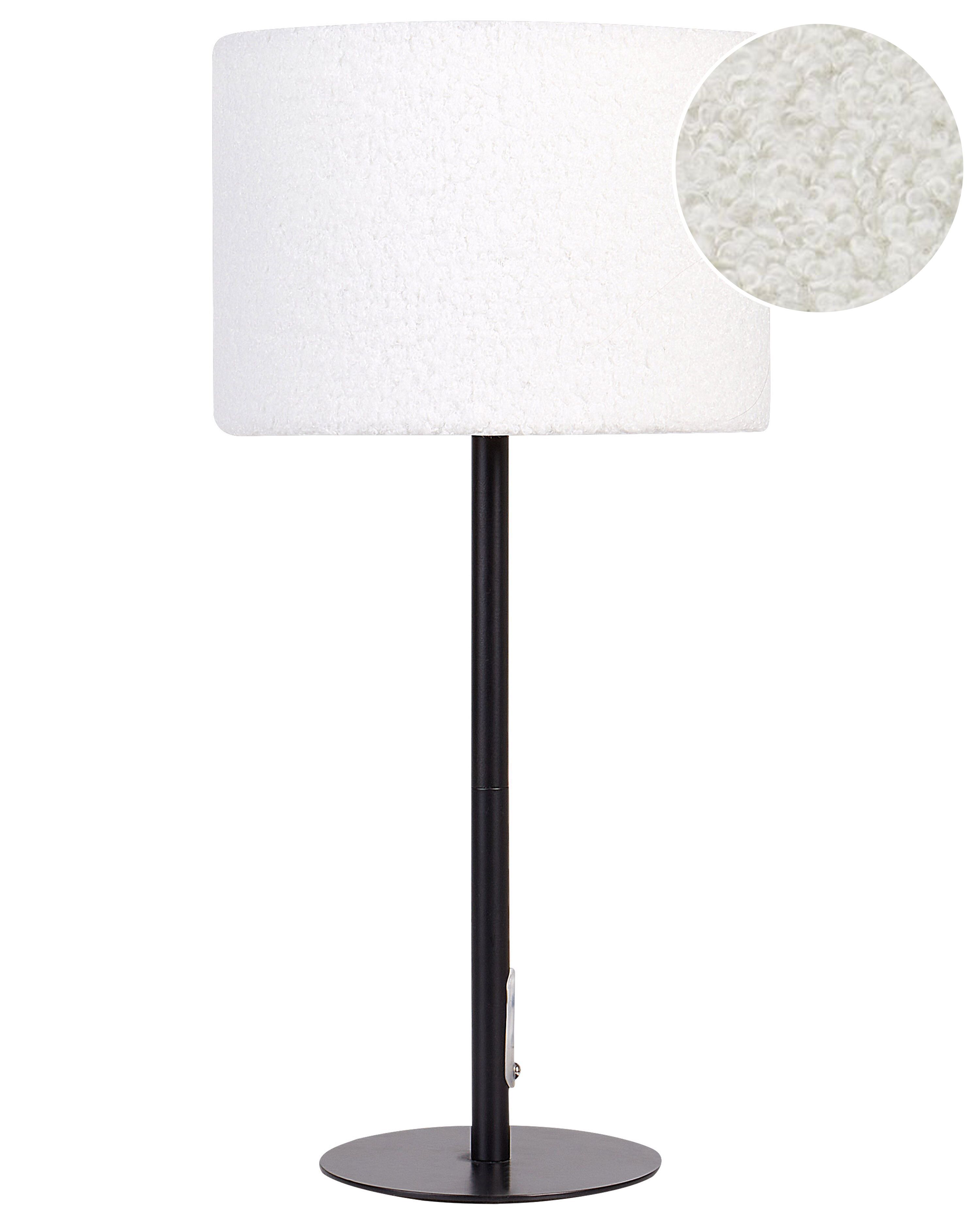 Table Lamp VINAZCO Boucle White