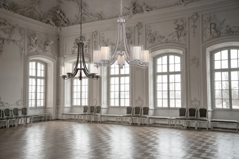 Minka Lavery 4105-172 Parsons Studio 5 Light Chandelier in Smoked Iron