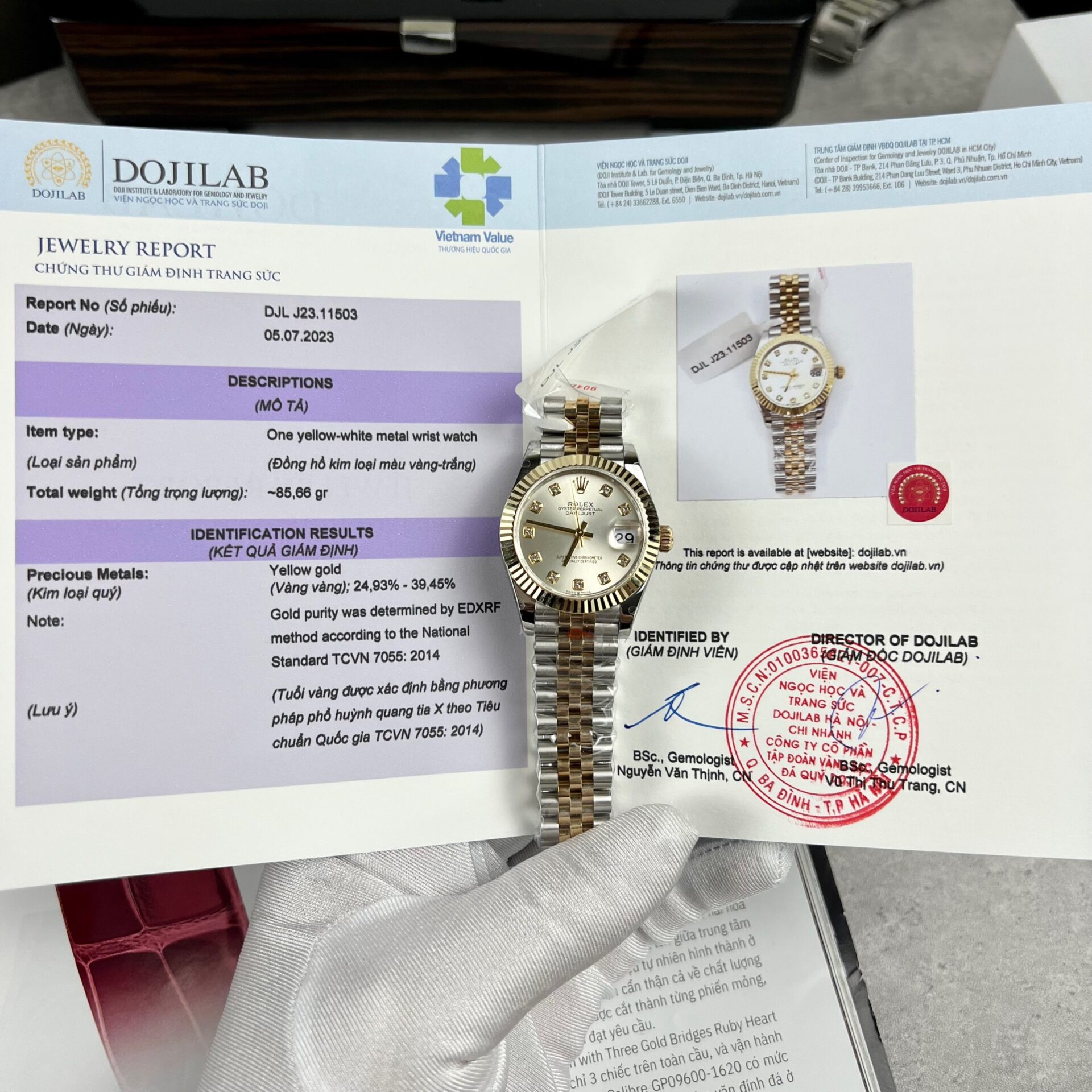Rolex DateJust Replica Watch 18K Gold Wrapped White Dial GM Factory 31mm - Elite Watch Atelier