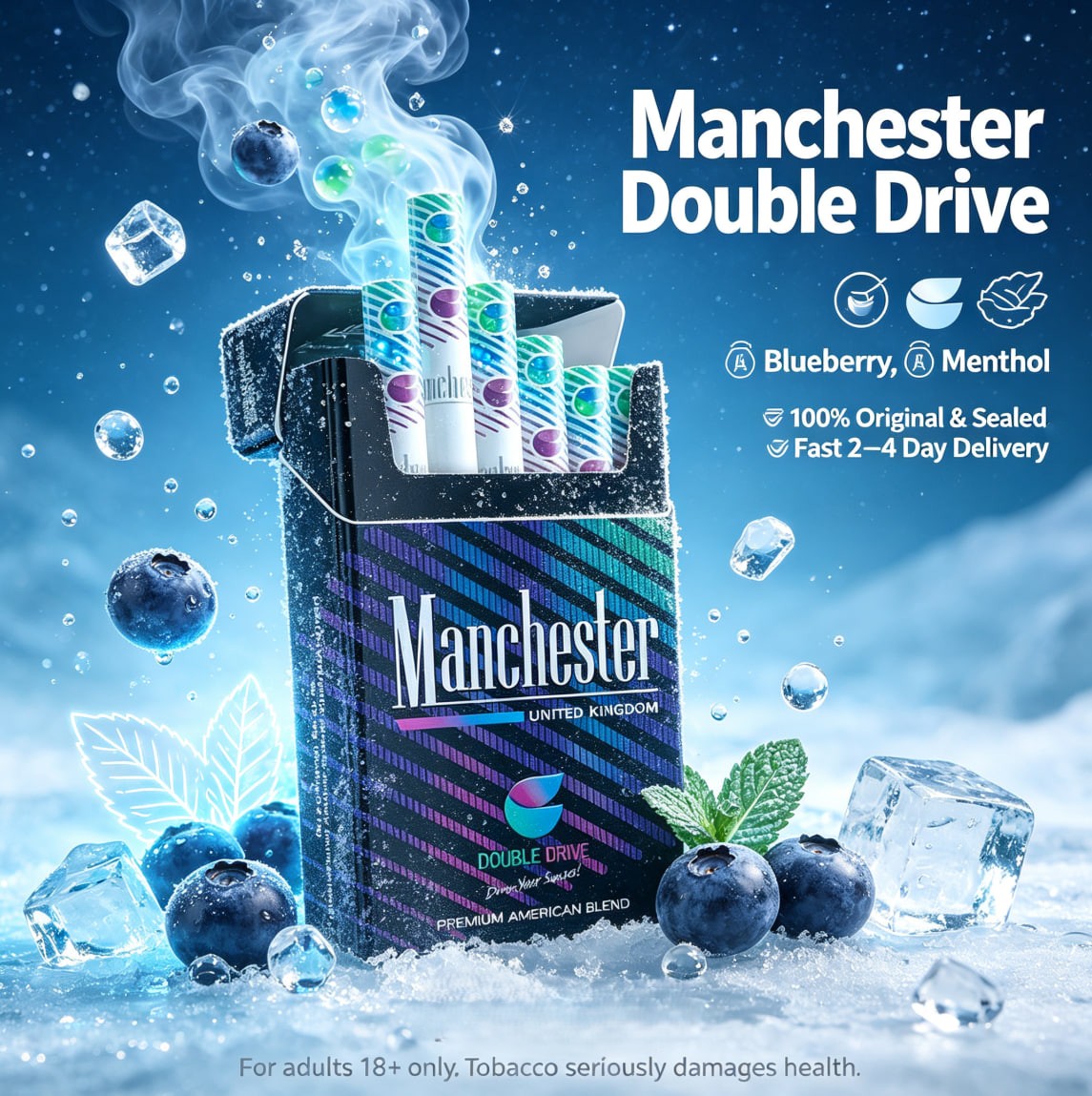 Manchester Double Drive Cigarettes（10-Pack Carton）