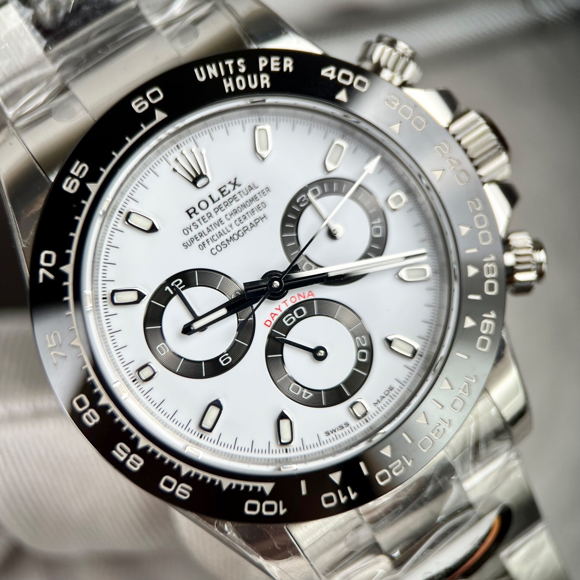 Rolex Cosmograph Daytona 116500LN Replica Watch White Dial BT Factory 40mm - Top club