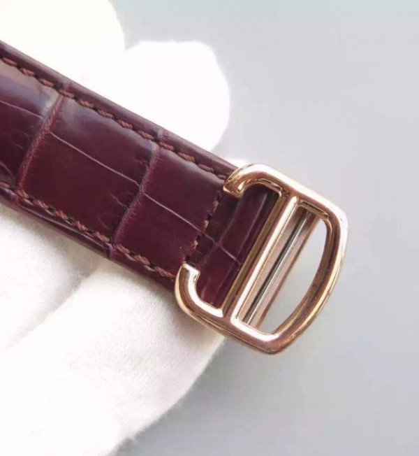 Replica Cartier Rotonde De Cartier Tourbillon RG Leather Strap - Top club