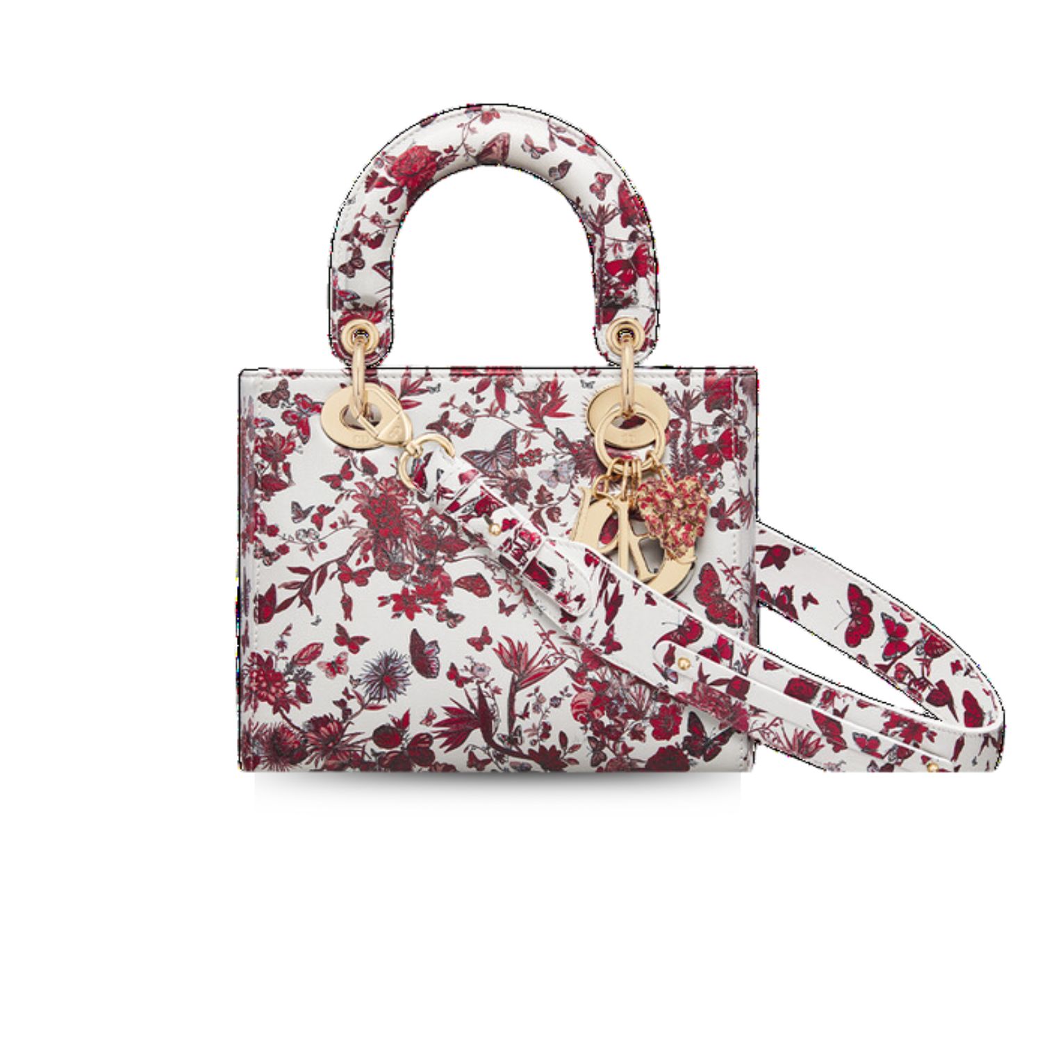 Dior Small Lady Dior My ABCDior Bag White For Women 8 Inches/ 20 Cm M0538OIFP_M933