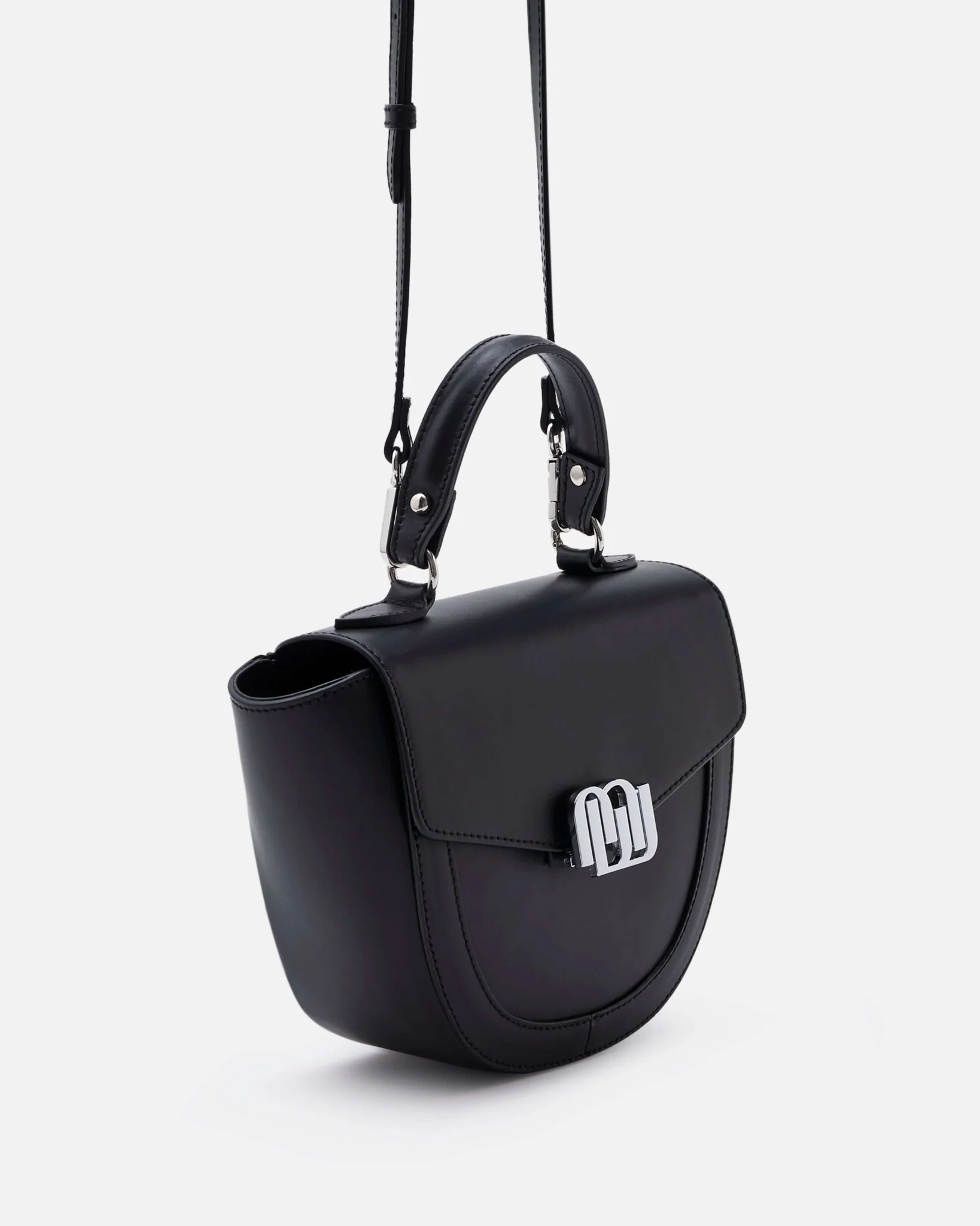 SAC AVOIA NOIR - Sac noir détails argentés