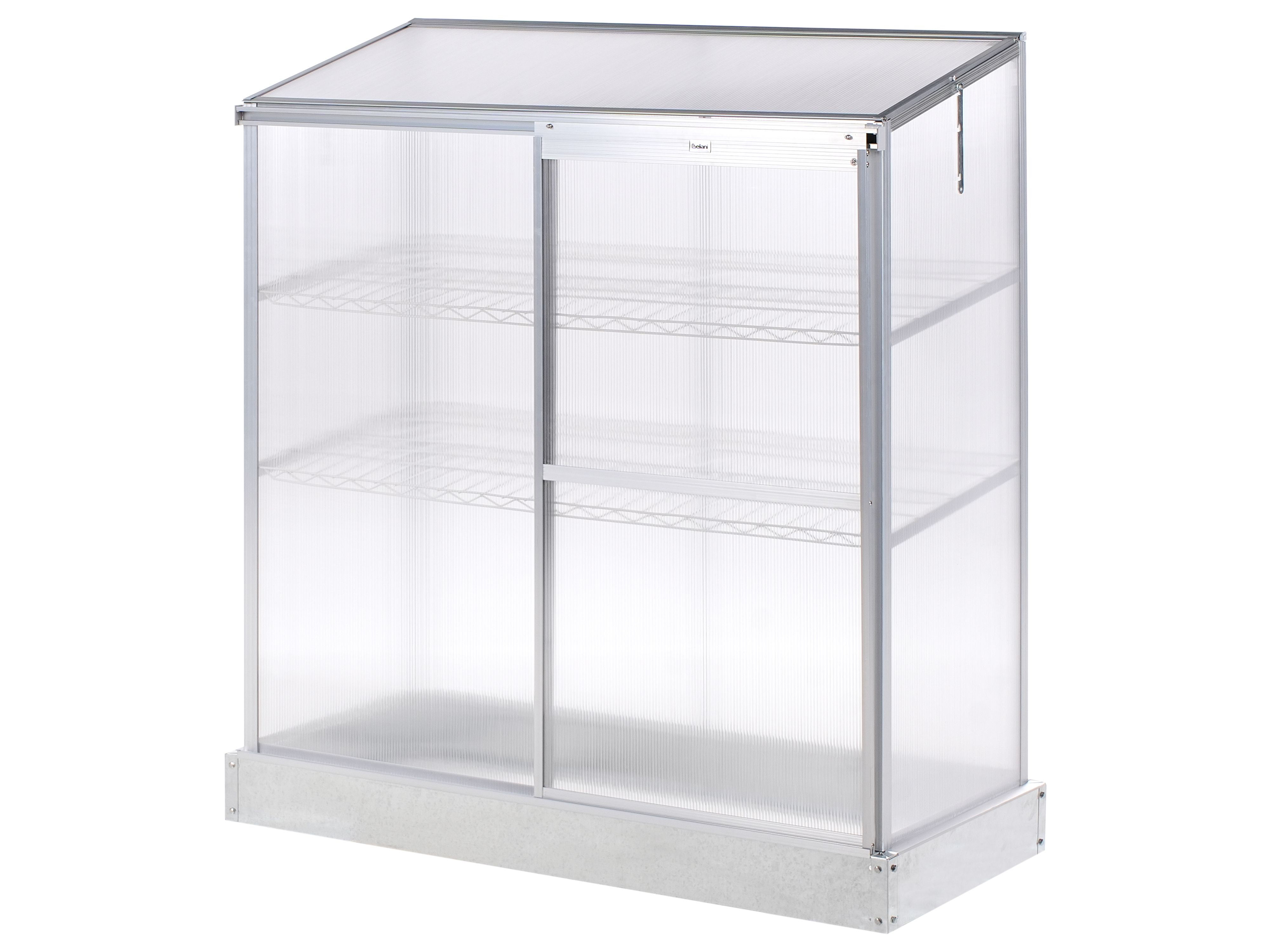 Balcony Greenhouse LECCE Silver 59 cm