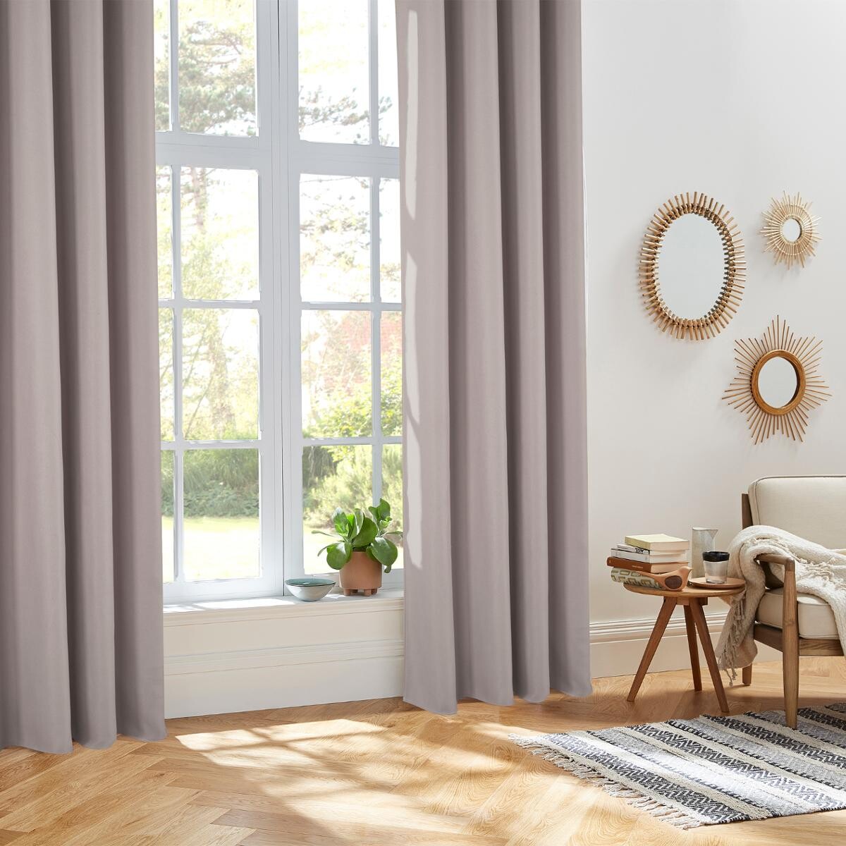 Insulated curtain "Isa" Beige, 140x260 cm