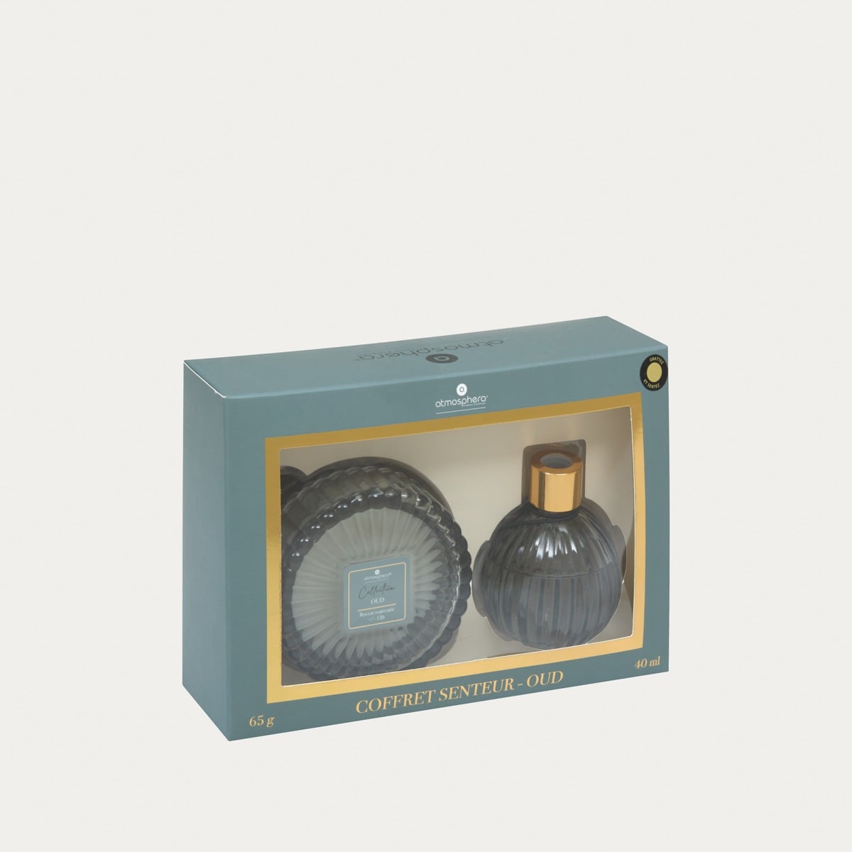 Zestaw zapachowy ALBIE Oud 40 ml + 65 g