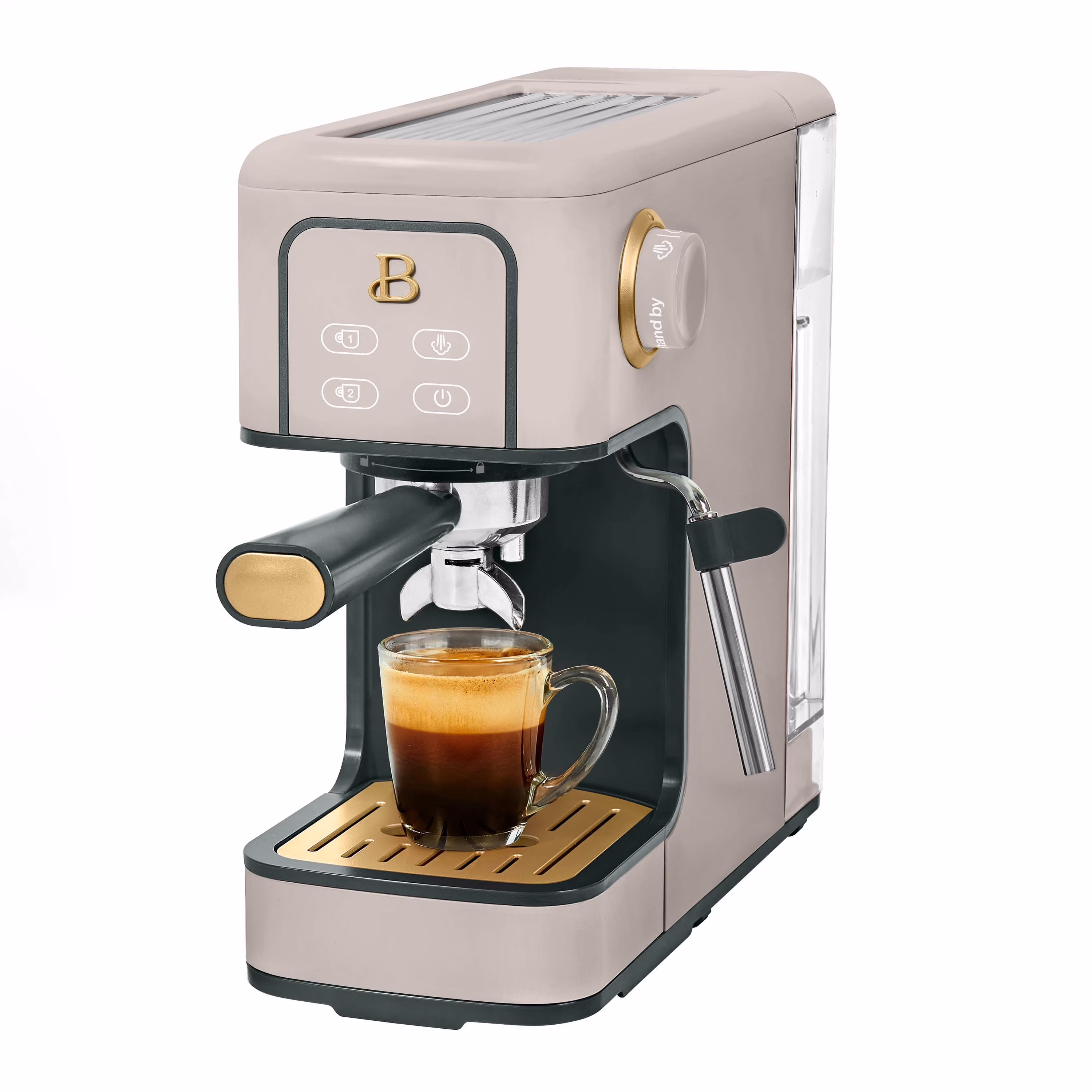 Beautiful Slim Espresso Machine with 20-Bar Pressure, Black Sesame by Drew Barrymore - Image 7