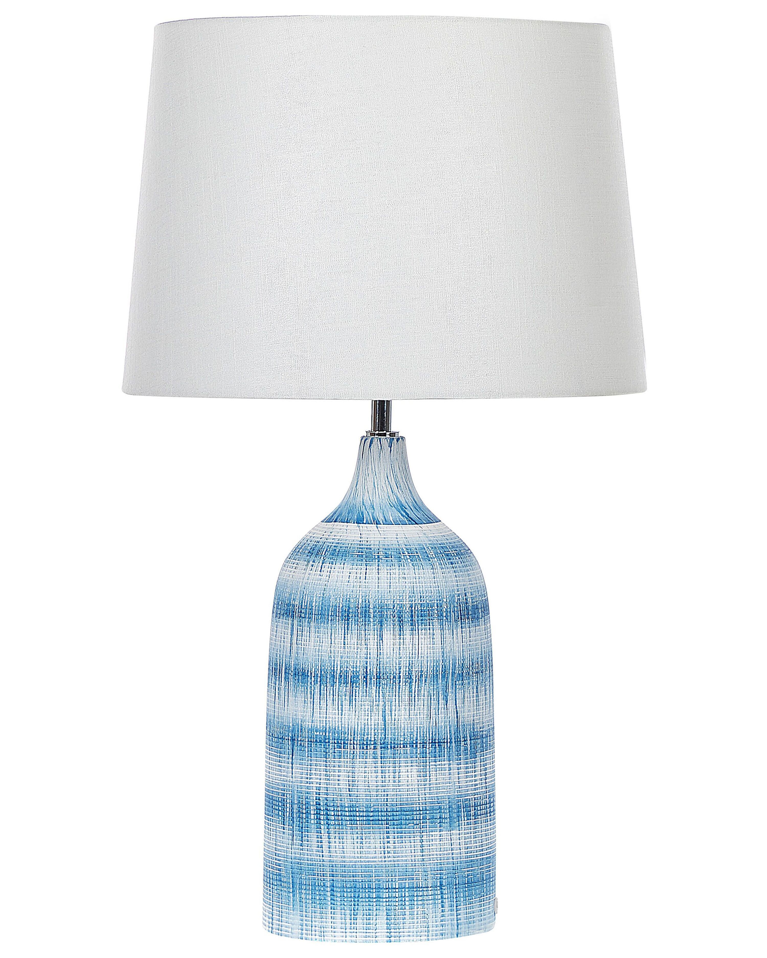 Table Lamp GEORGINA Ceramic Blue