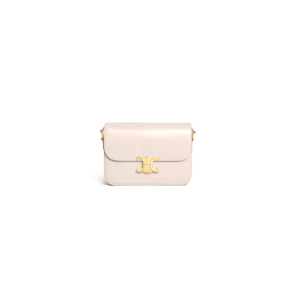 CELINE CLASSIQUE TRIOMPHE BAG in shiny calfskin(HIGH-END GRADE)1:1High-quality replica