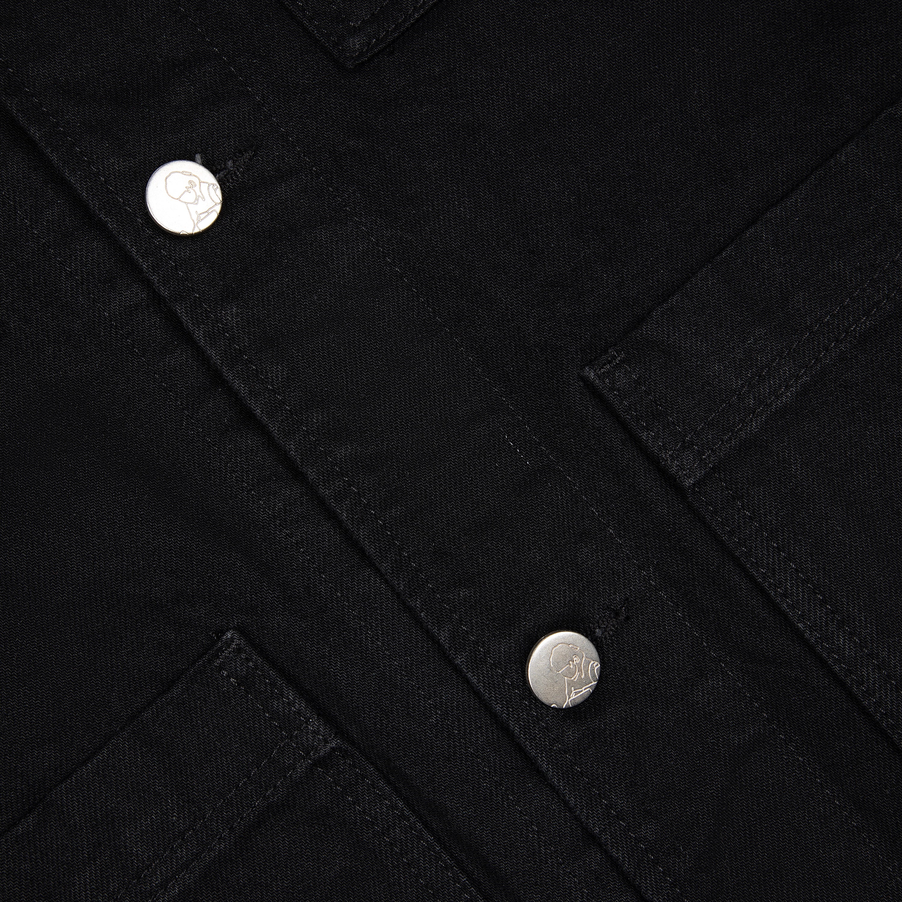 "yakuza" denim Jacket black
