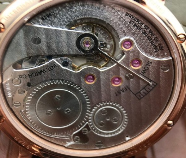 Replica IWC Vintage IW544803 White Dial RG Brown Leather Strap - Top club
