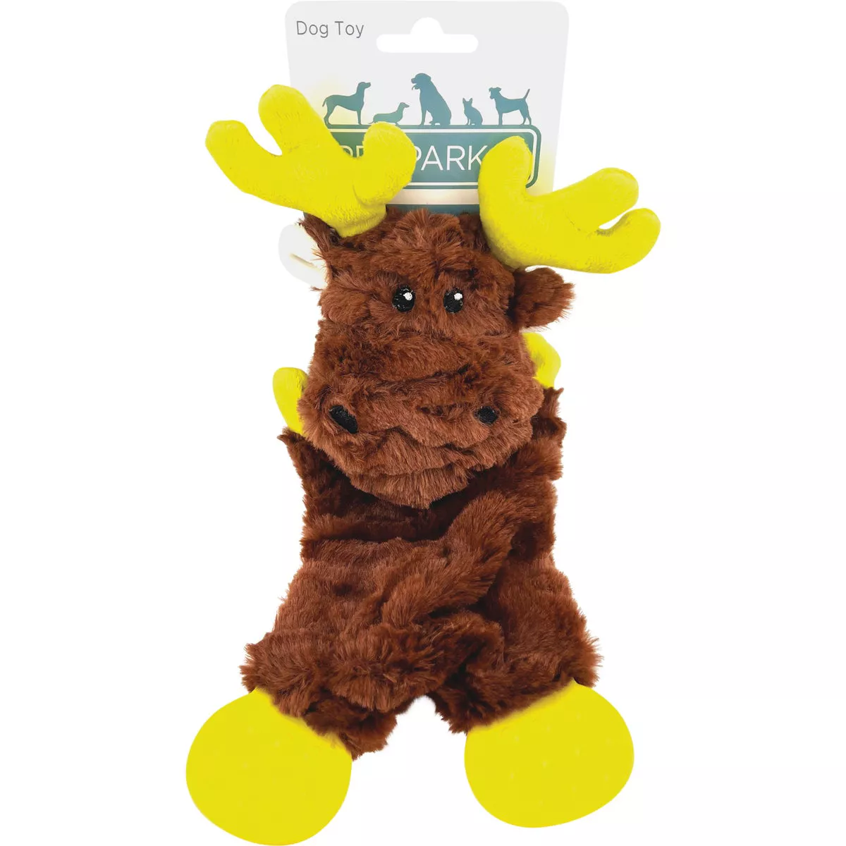 Boss Pet Pet Park Blvd Flatties Moose Dog Toy