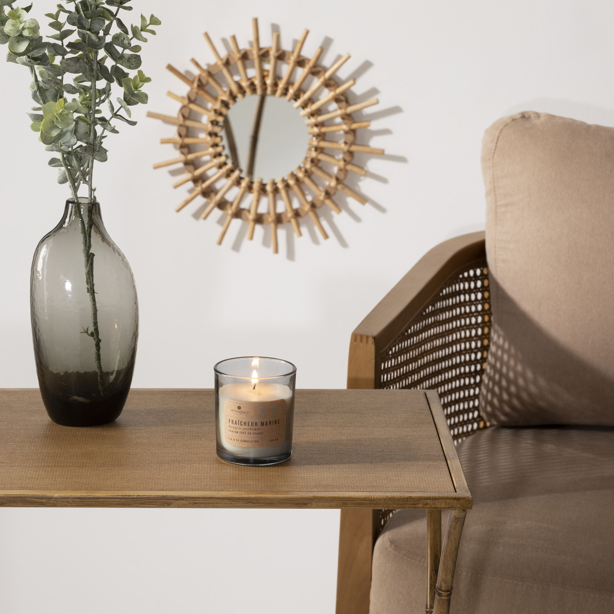 Anti-odour scented candle Marine Freshness, 130g