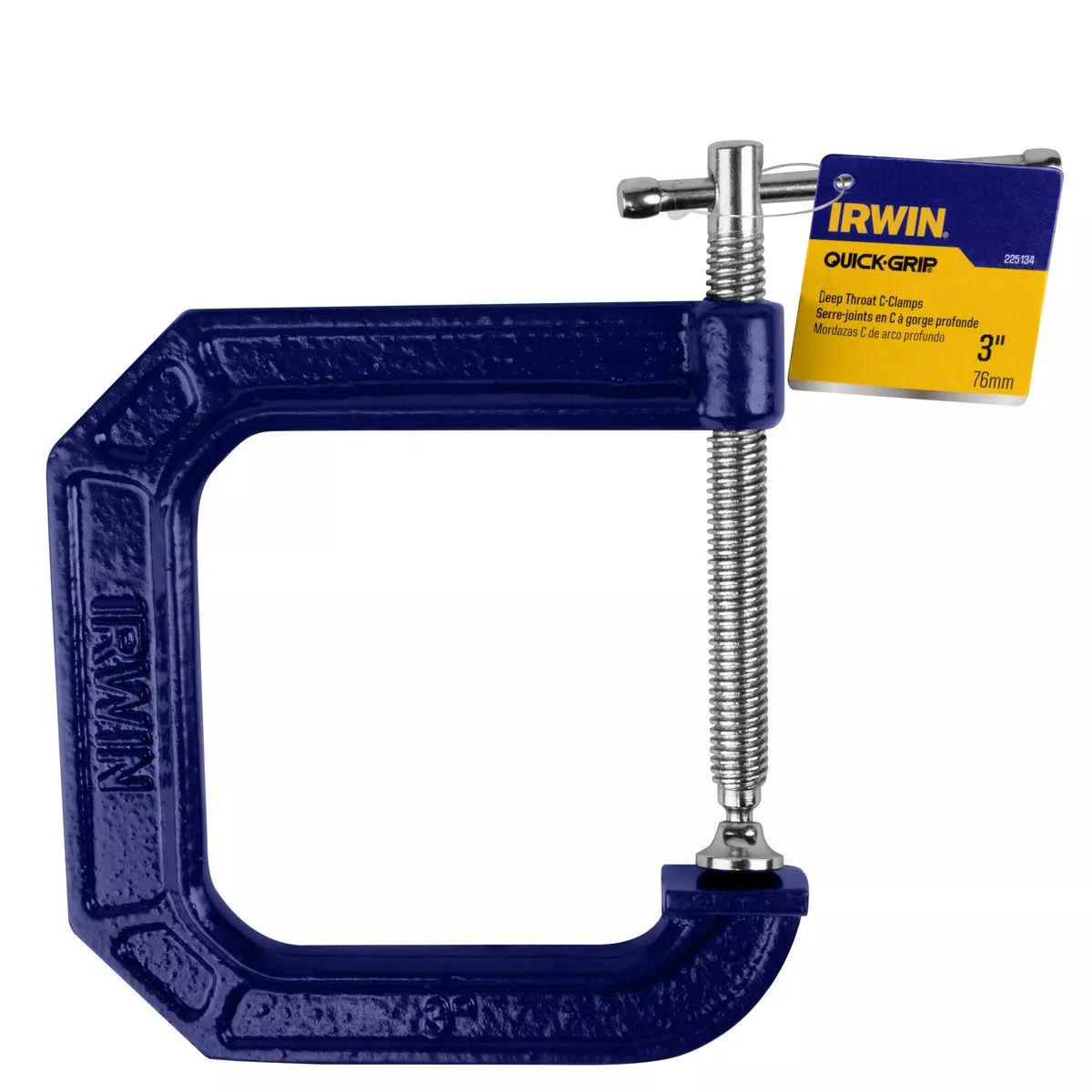 Irwin Quick-Grip 3 In. x 4-1/2 In. Deep Throat C-Clamp