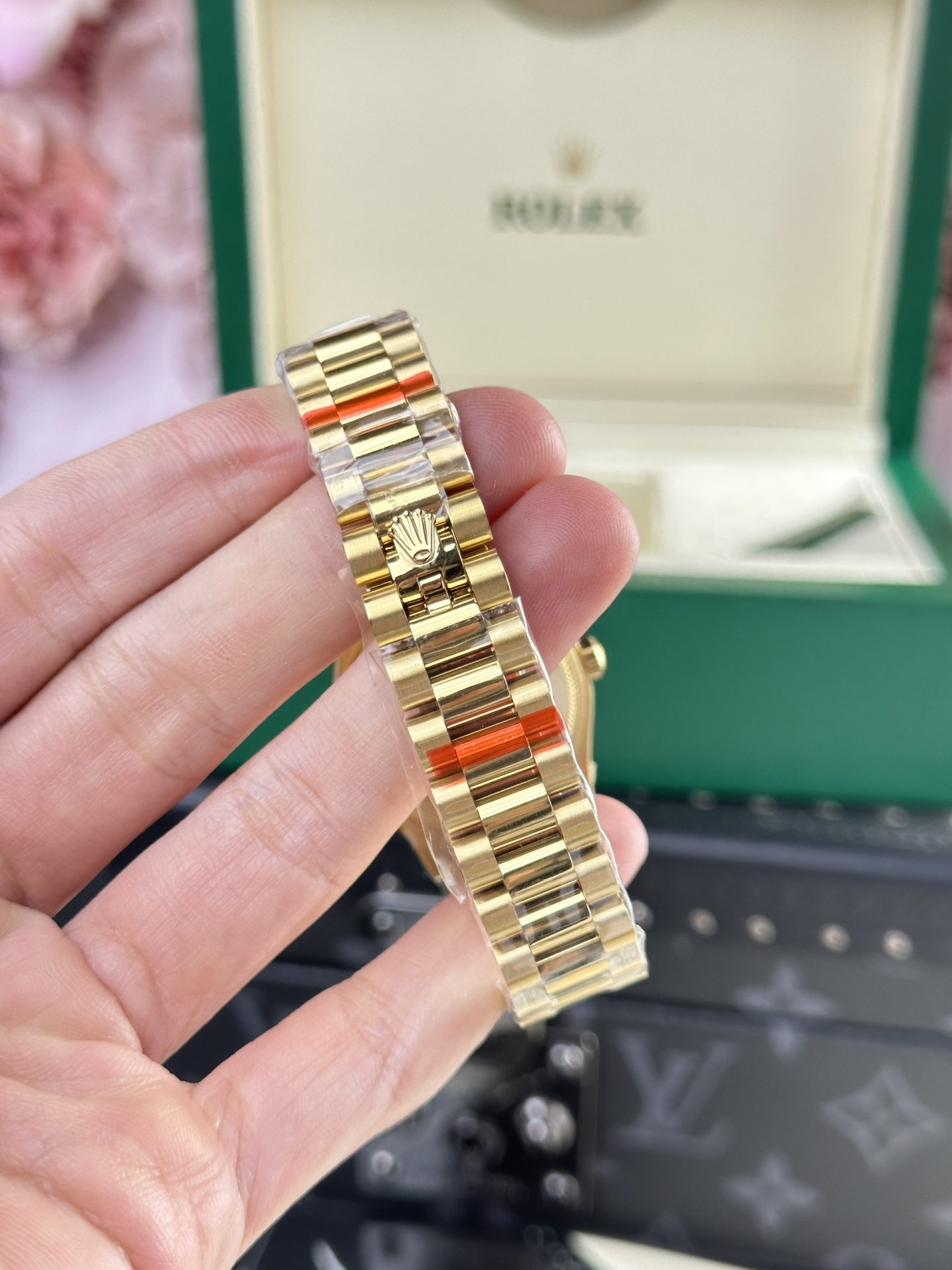 Rolex Replica Watch DateJust 278288 Olive Flower Pattern Dial 31mm - Top club