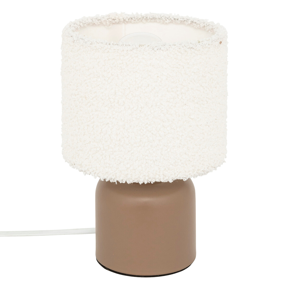 Table lamp "Bona" Terry, Brown, H.22 cm