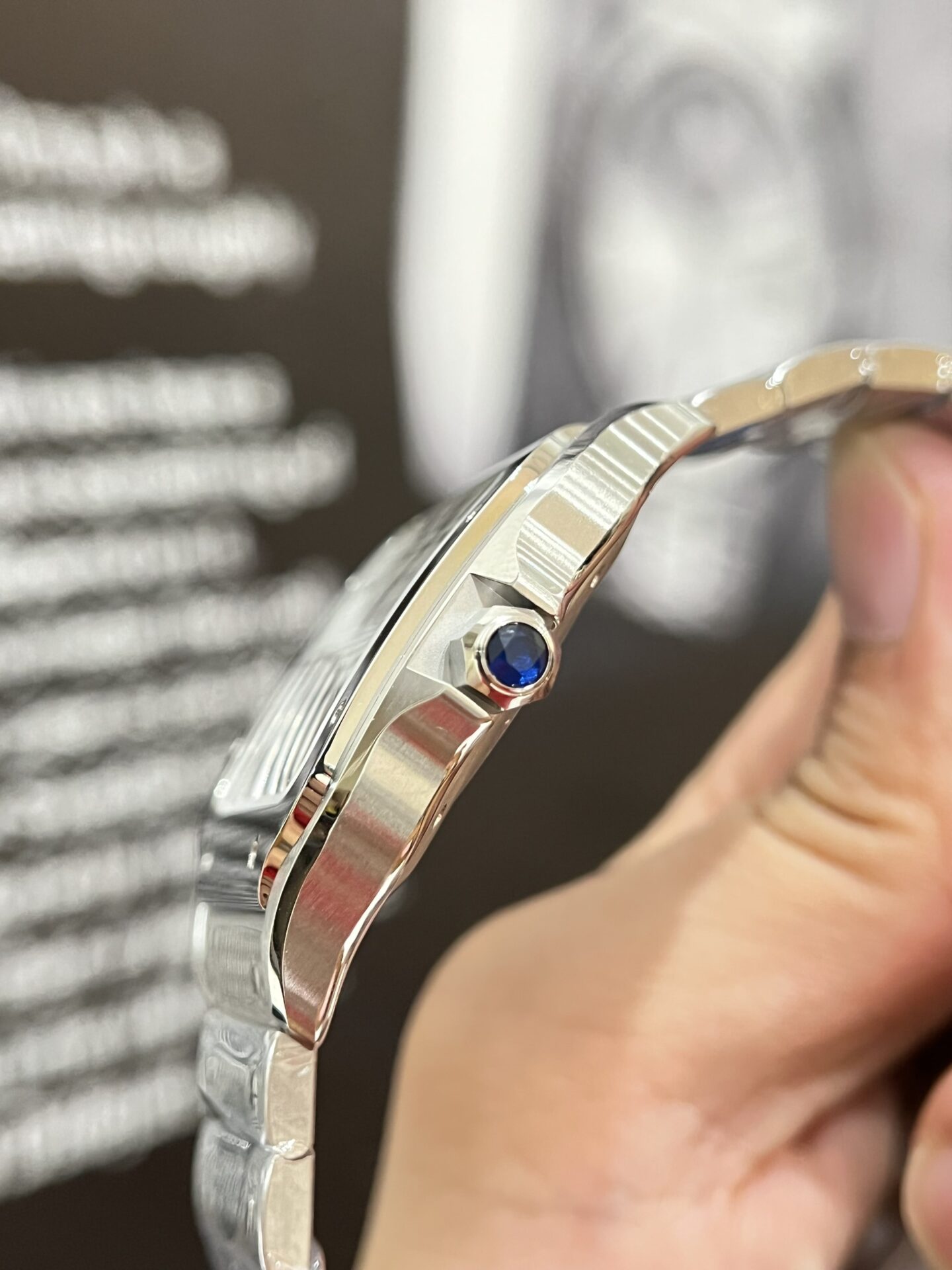 Cartier Santos WSSA0018 Replica 1:1 Watch White Dial 39.8mm - Top club