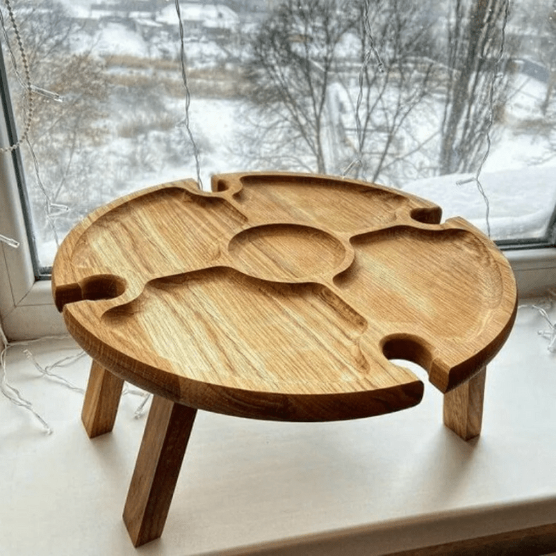 Veelzijdige Vouwtafel - Handig voor Wijn, Hapjes en Tuingebruik