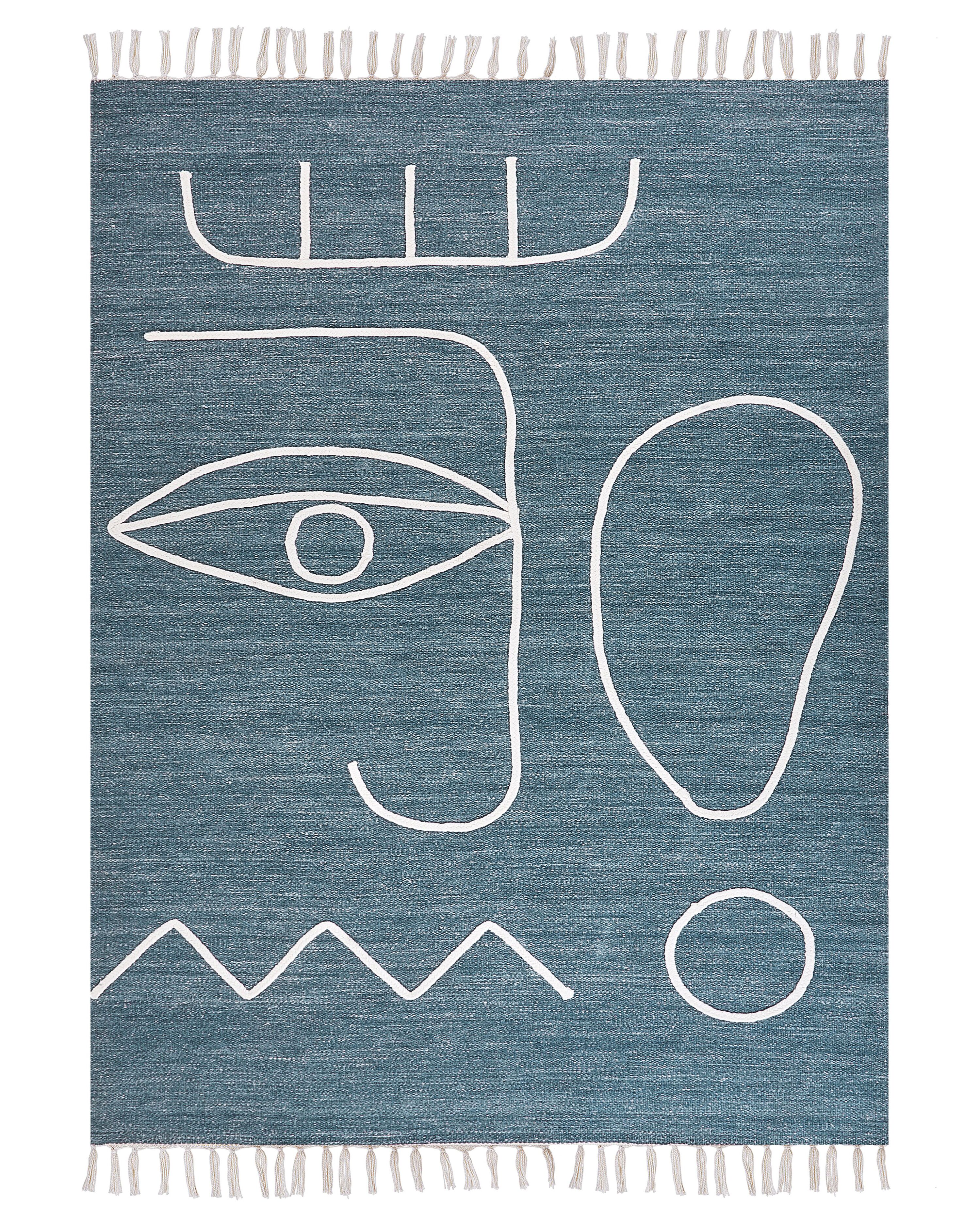 Outdoor Rug YAVU Blue 140 x 200 cm