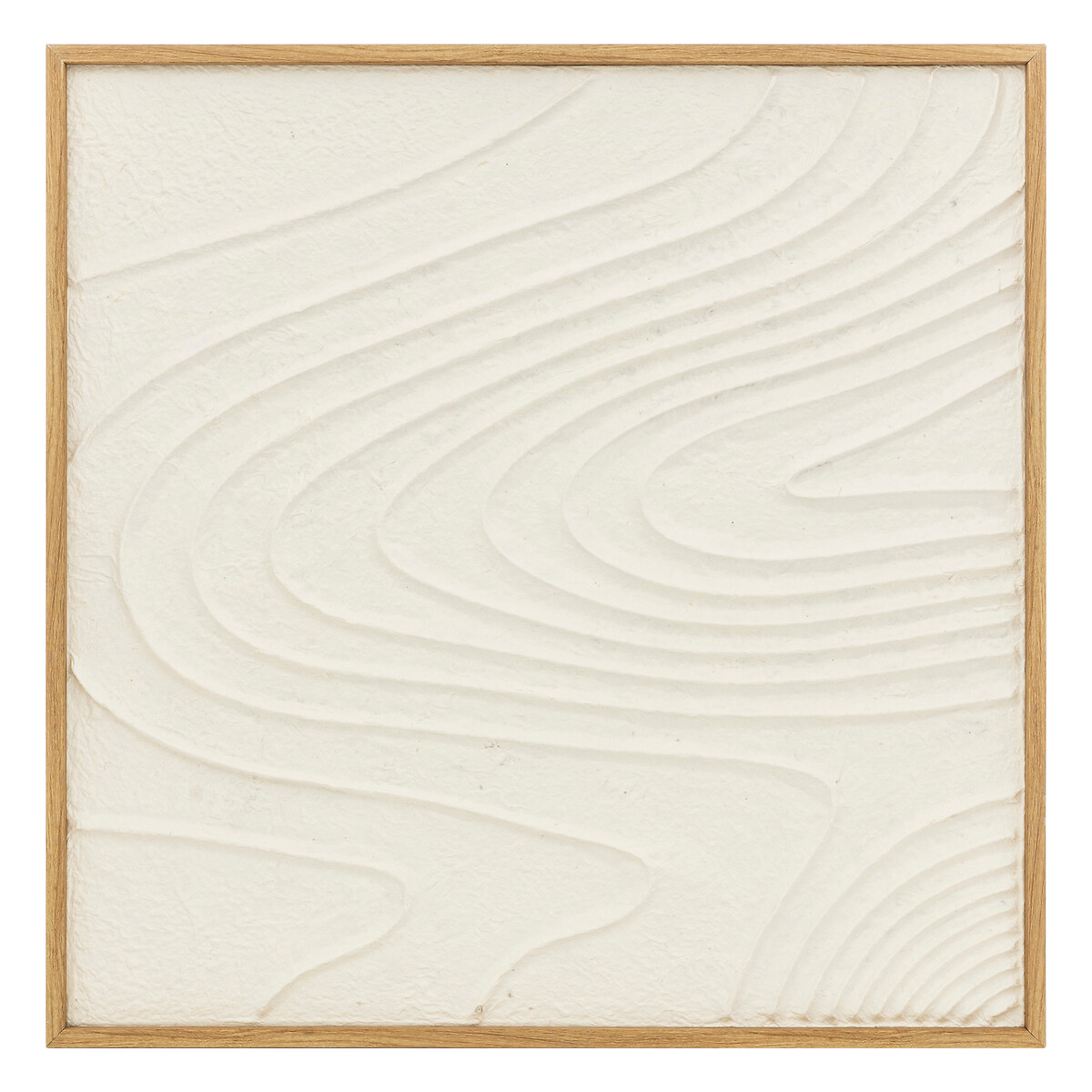 3D wall art "Hateya" White, 80x80 cm