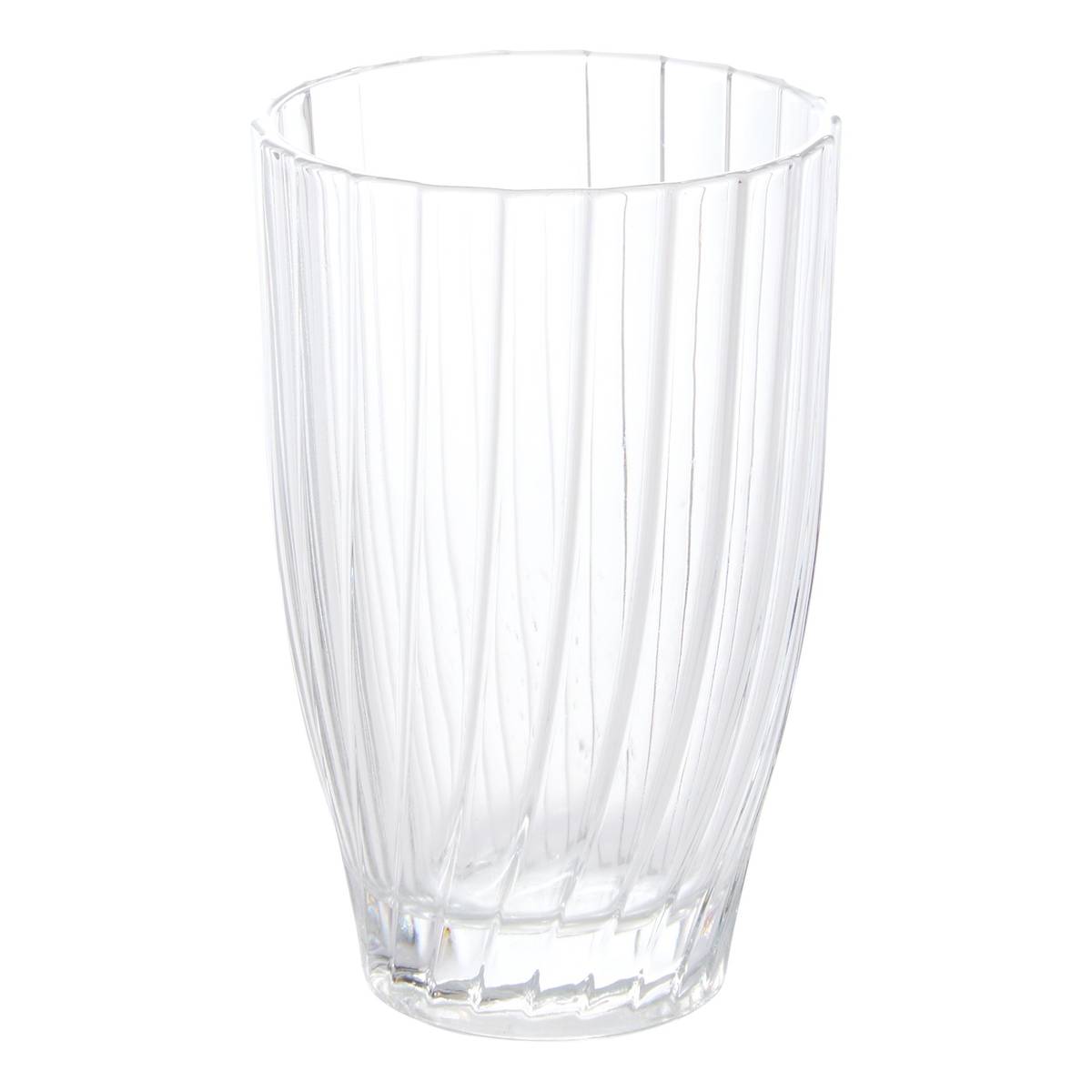 Set of 6 "Marg'Eau" cups 340 ml, glass, transparent