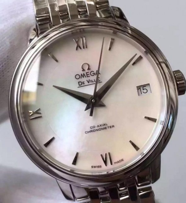 Replica Omega MKF De Ville 33mm White Dial SS Bracelet A2824 - Top club