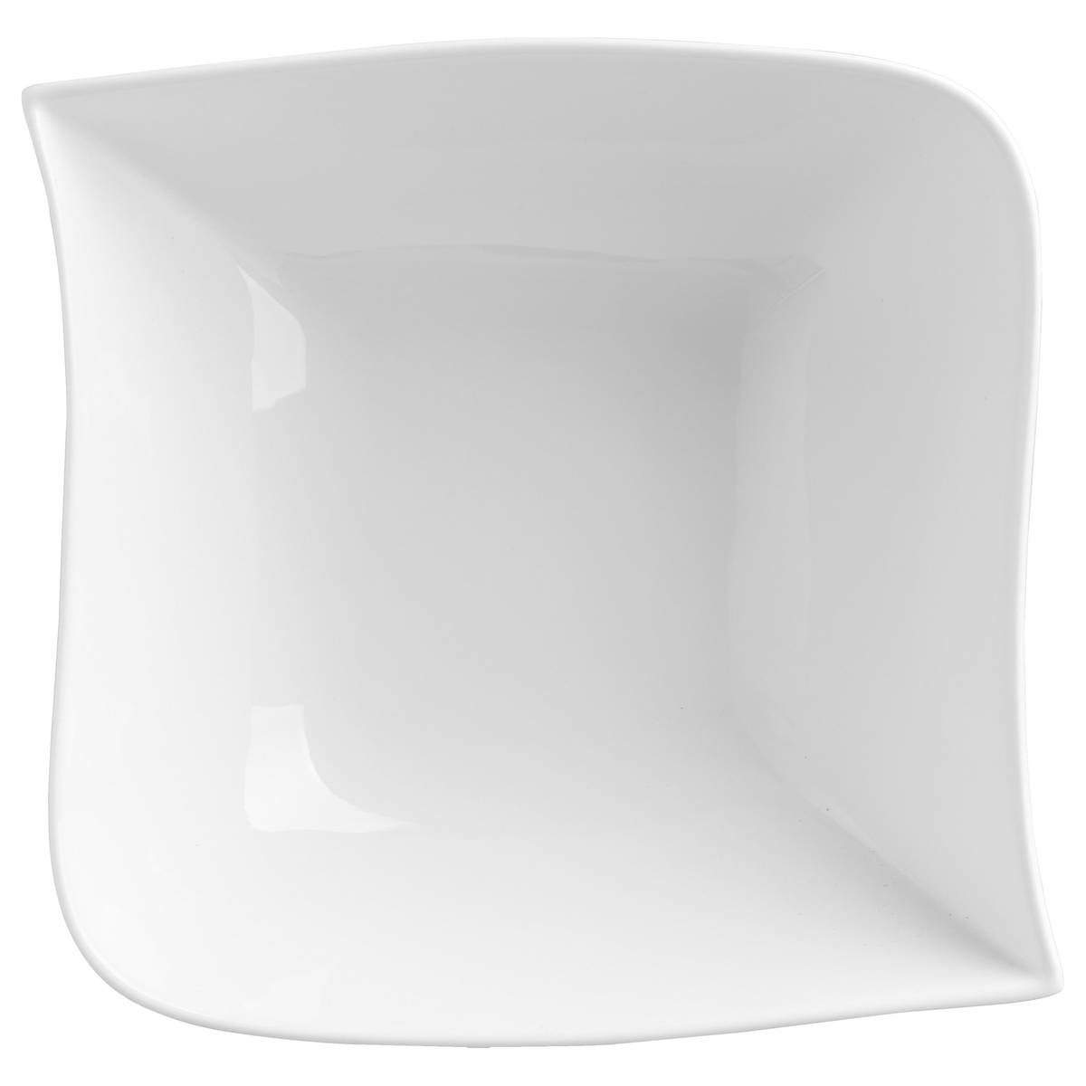 "Vague" Salad Bowl 23x22.3 cm, White