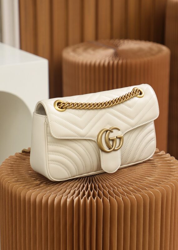 Replica Gucci GG Marmont Medium White1:1High-quality replica