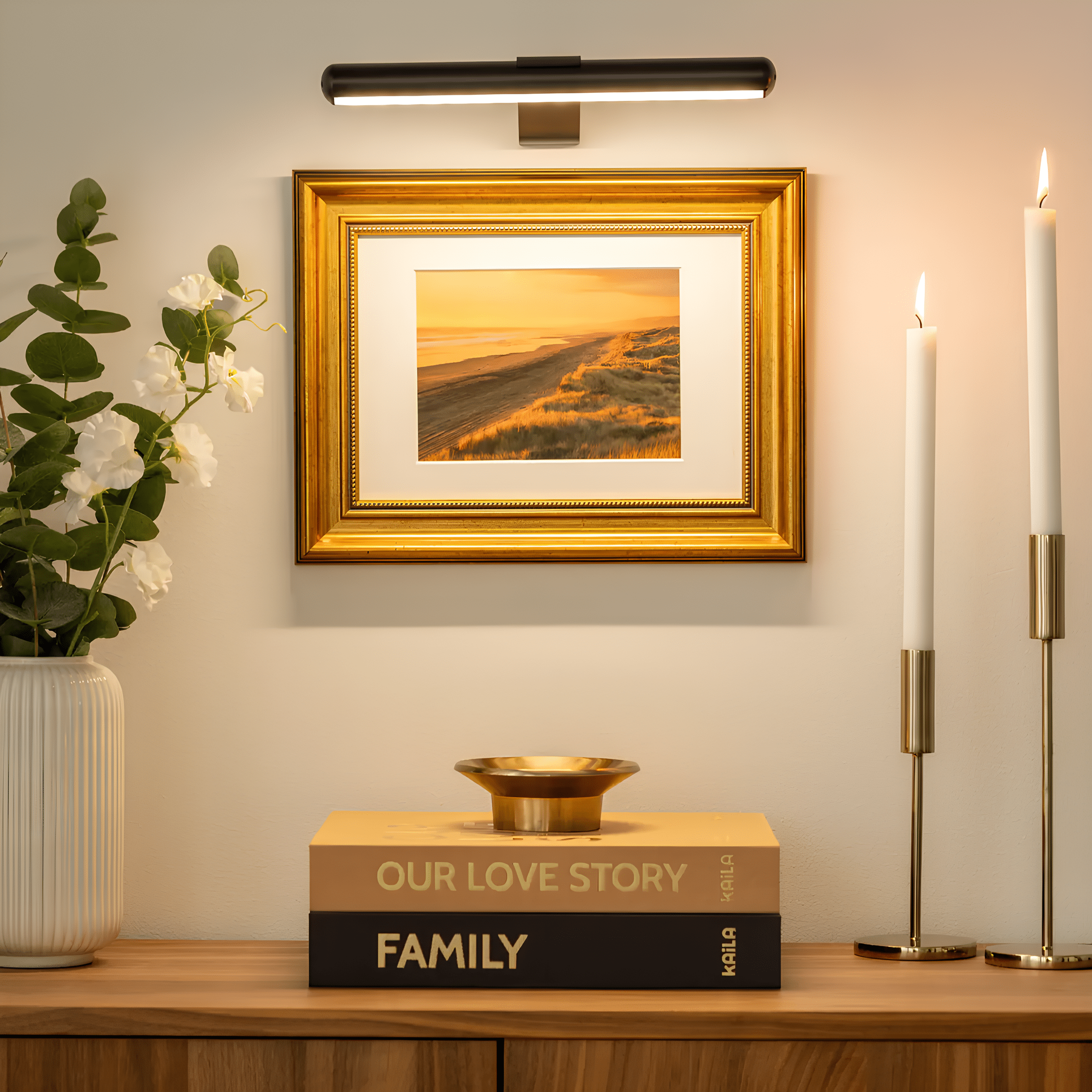 LichtFrame – Draadloze Schilderijlamp met Afstandsbediening