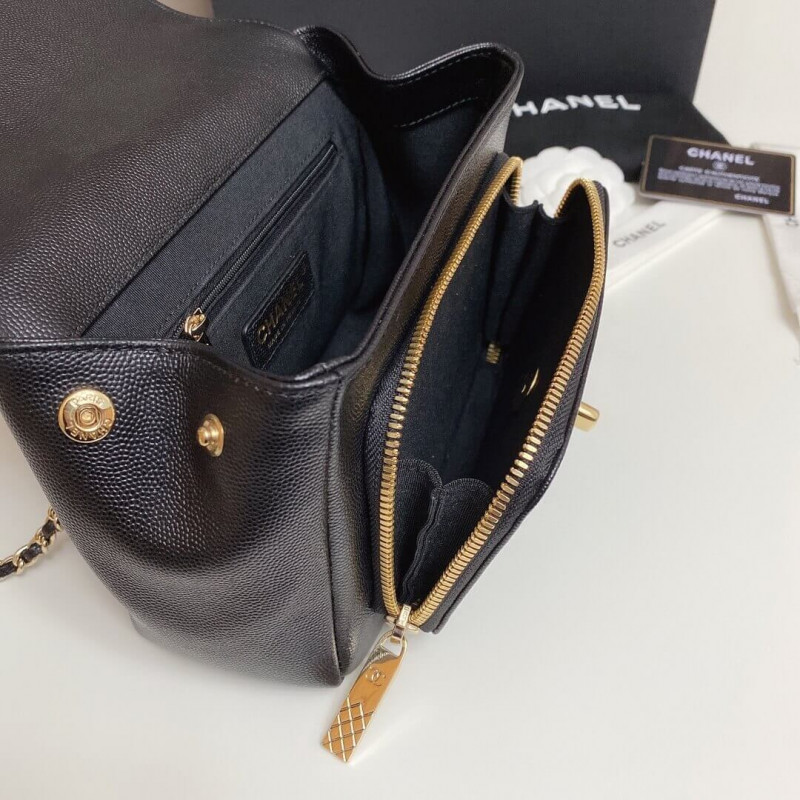 Replica Chanel Quilted Caviar Leather Small Business Affinity Bag A937491:1High-quality replica