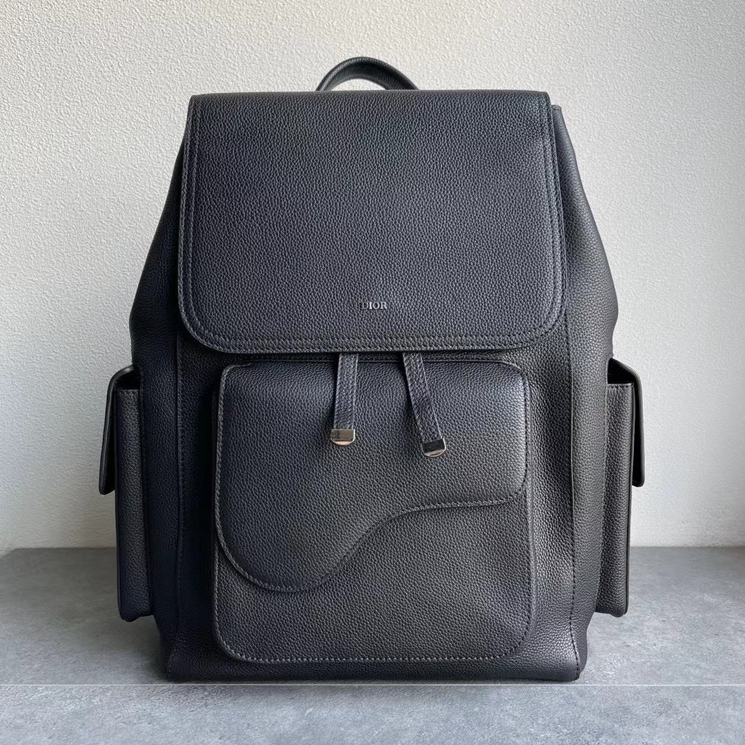 Saddle Backpack Black For Women‎ 16.5 in/ 42 cm CD1:1High-quality replica