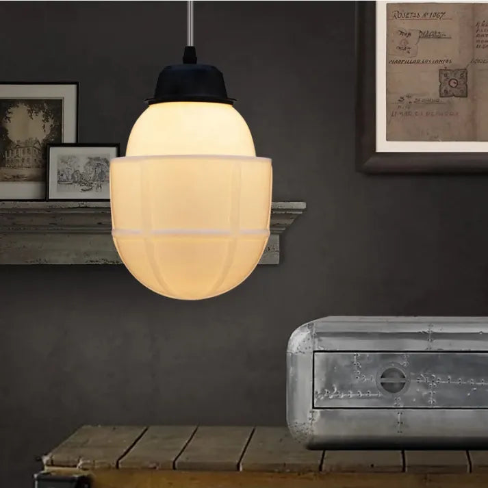 TimelessGlow – Geometrische Hanglamp in Mat Glas