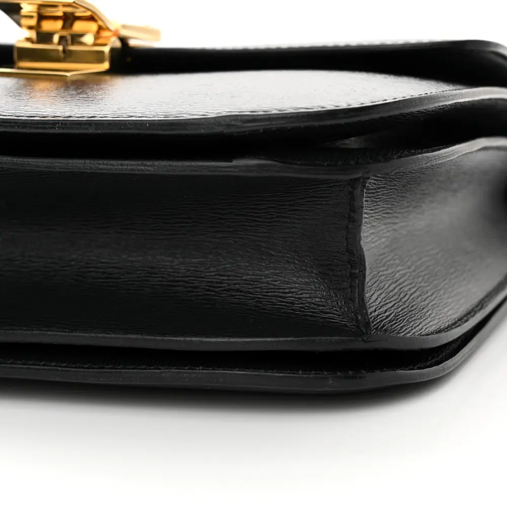 Mirror Quality Celine Black Liege Calfskin Box Bag Replica1:1High-quality replica