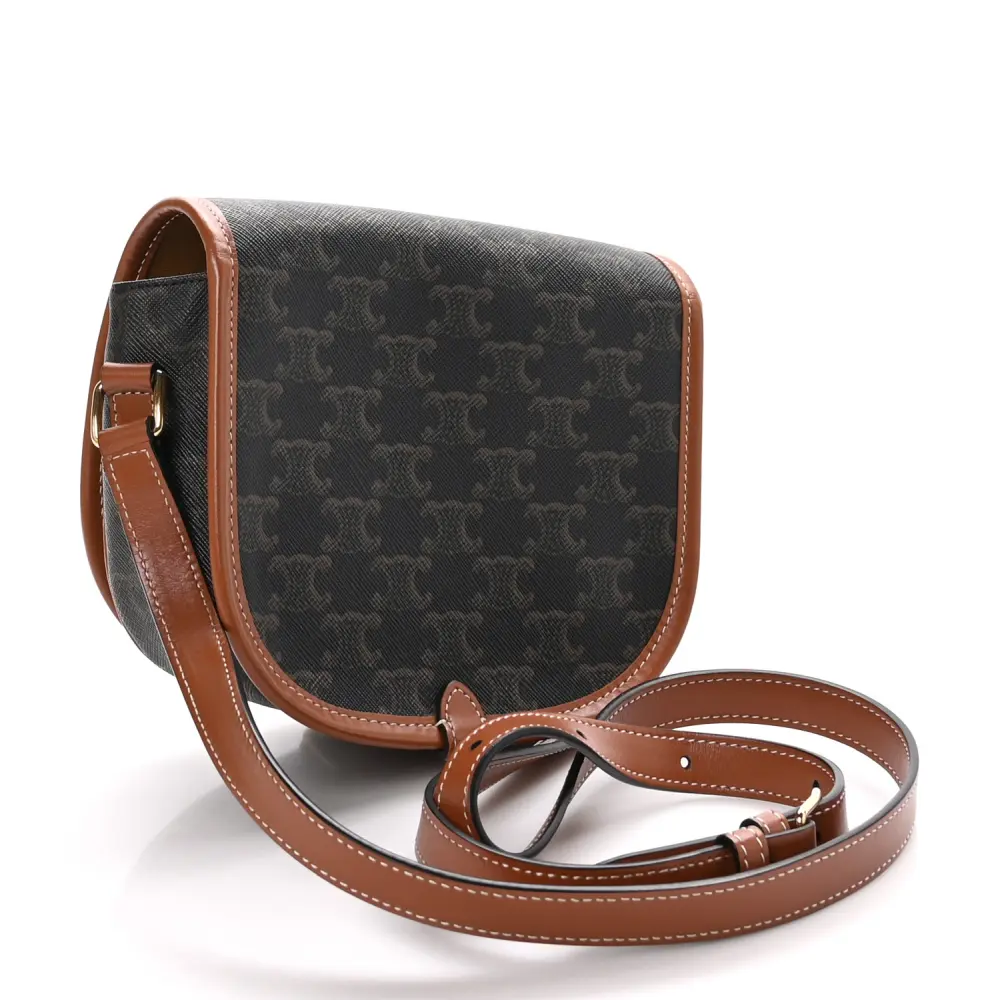 Celine Tan Triomphe Canvas Medium Folco Bag Replicas