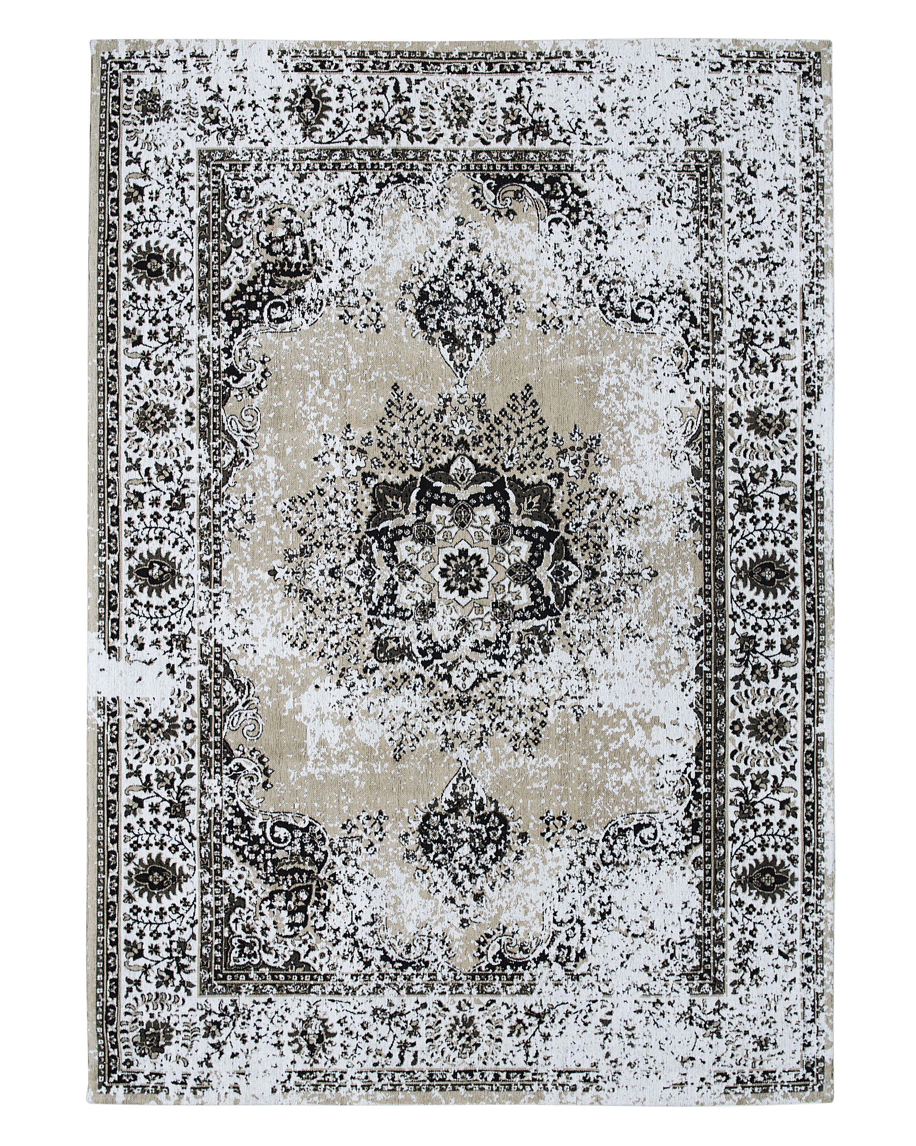 Rug ALMUS Grey 140 x 200 cm Cotton