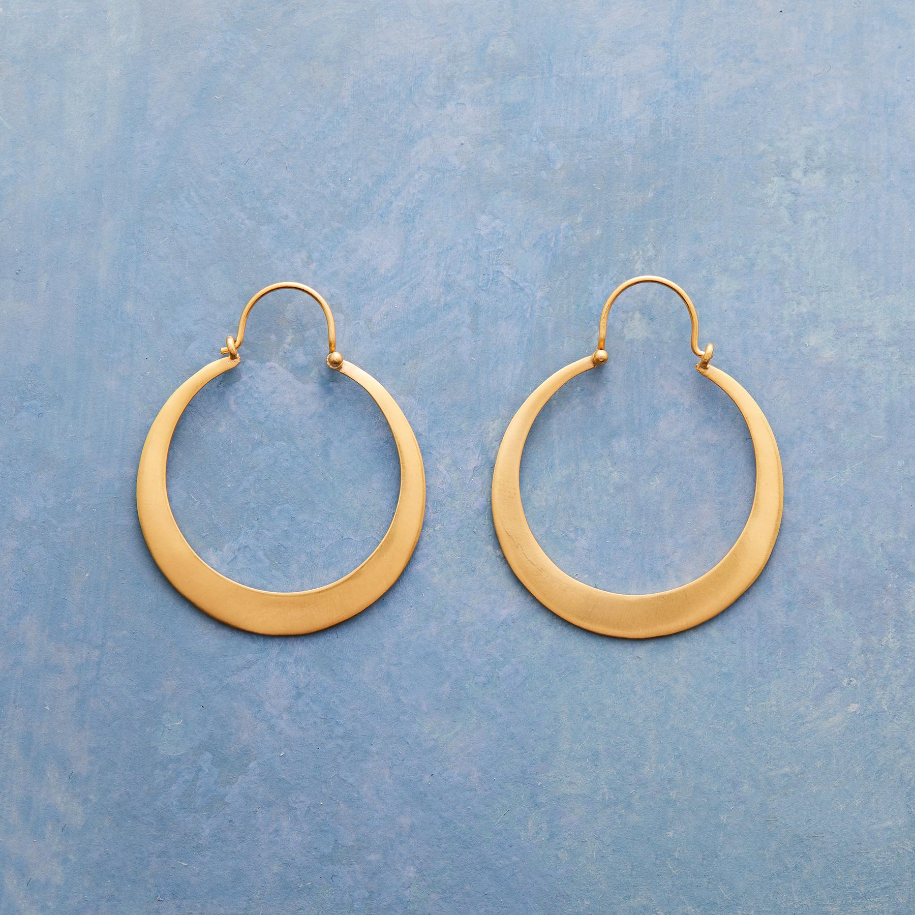 Golden Bowl Hoop Earrings - Sundance Clothing