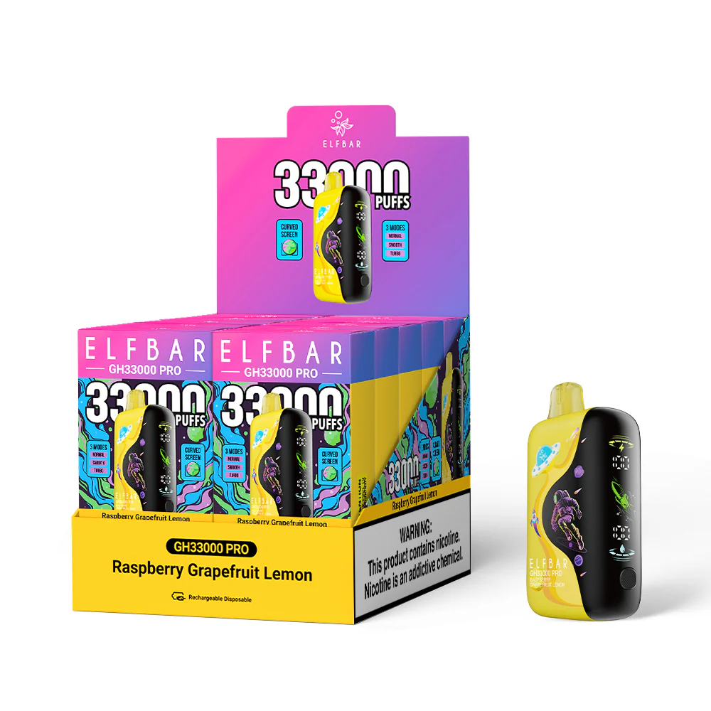 ELFBAR GH33000 PRO ładowalny jednorazowy e-papieros (wszystkie smaki)
