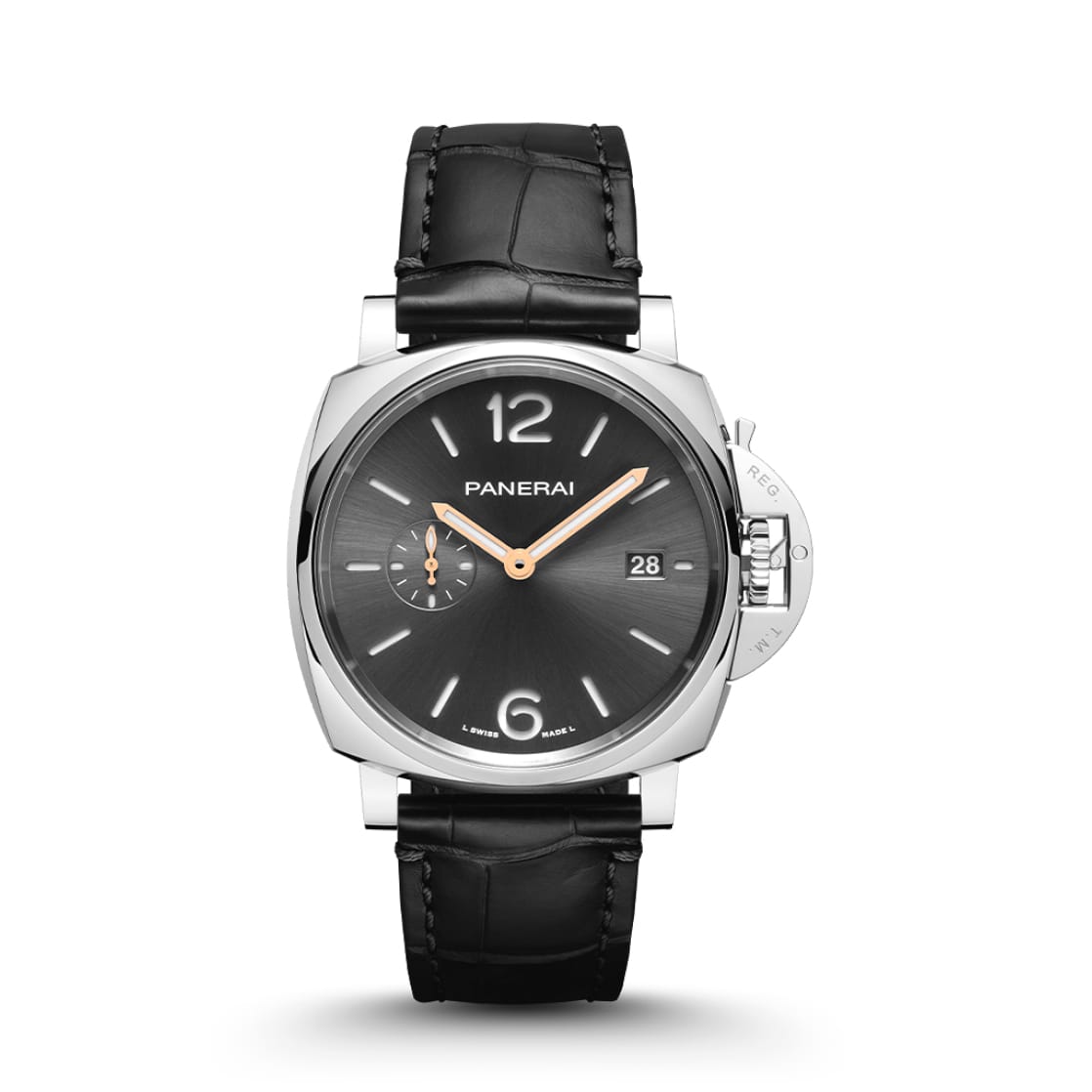 Panerai Replica Watch Luminor Due Steel 42mm Black Dial PAM01250 VSF(1:1 replica) - Top club