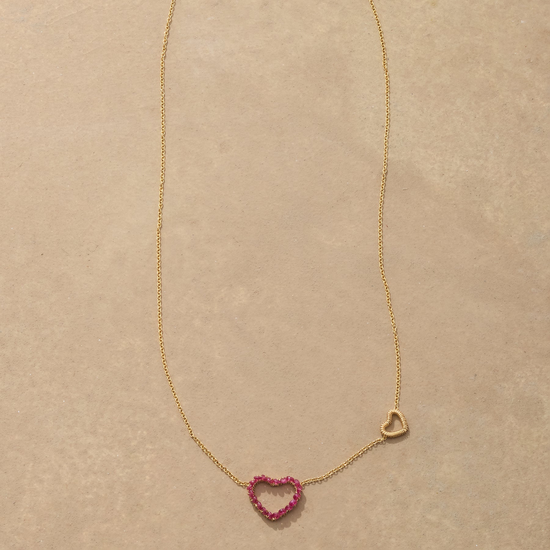 Two Hearts Necklace - Sundance Clothing