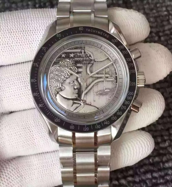 Replica Omega Speedmaster SS Apollo XVII 40th Anniversary SS Bracelet Manual Winding - Elite Watch Atelier