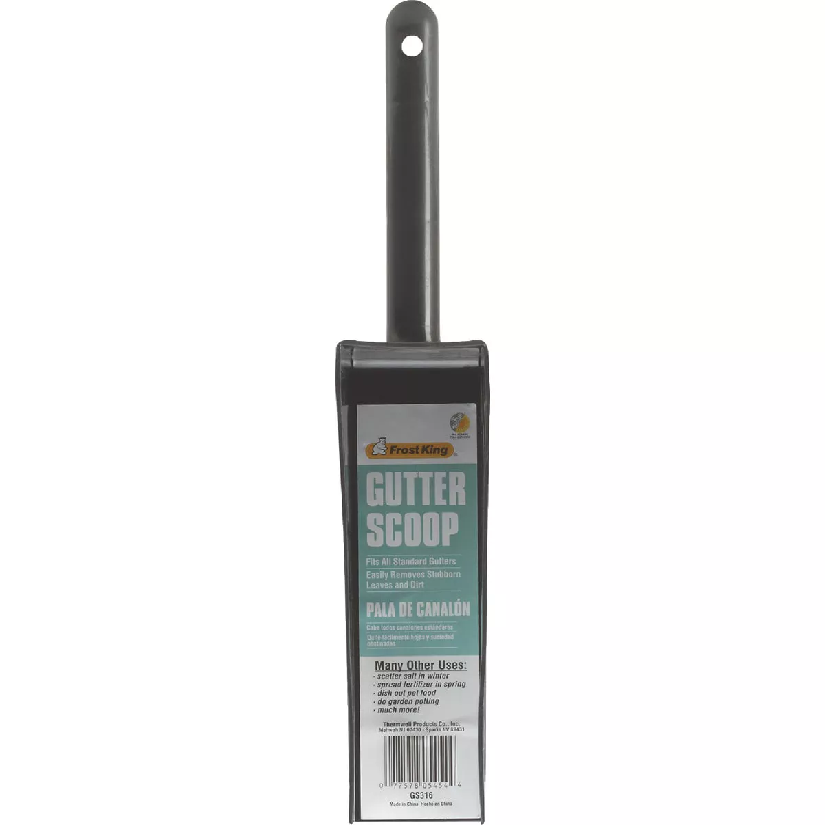 Frost King Polypropylene Black Gutter Scoop